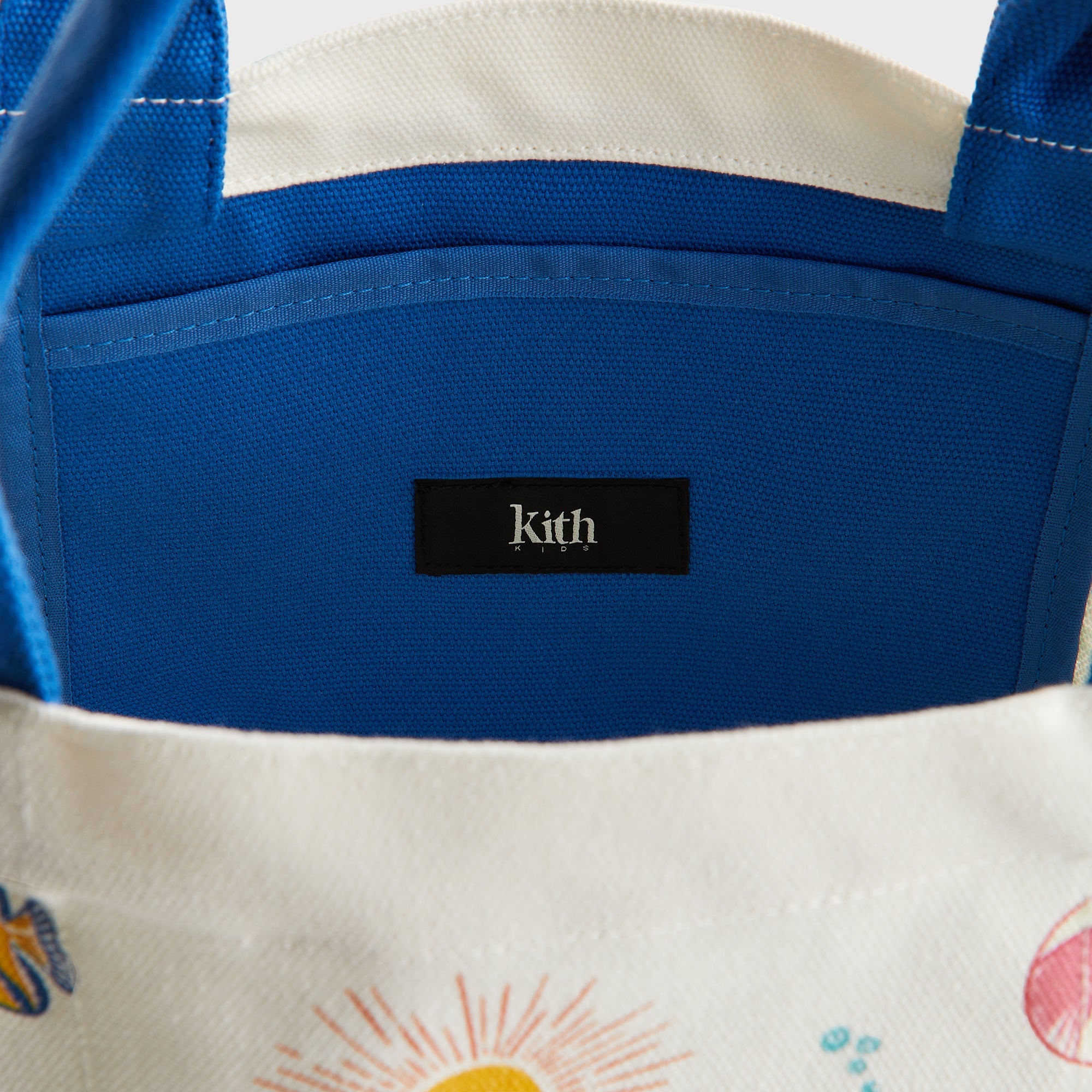 Kith Kids Canvas All-Over Printed Tote - Cobalt – Kith Japan