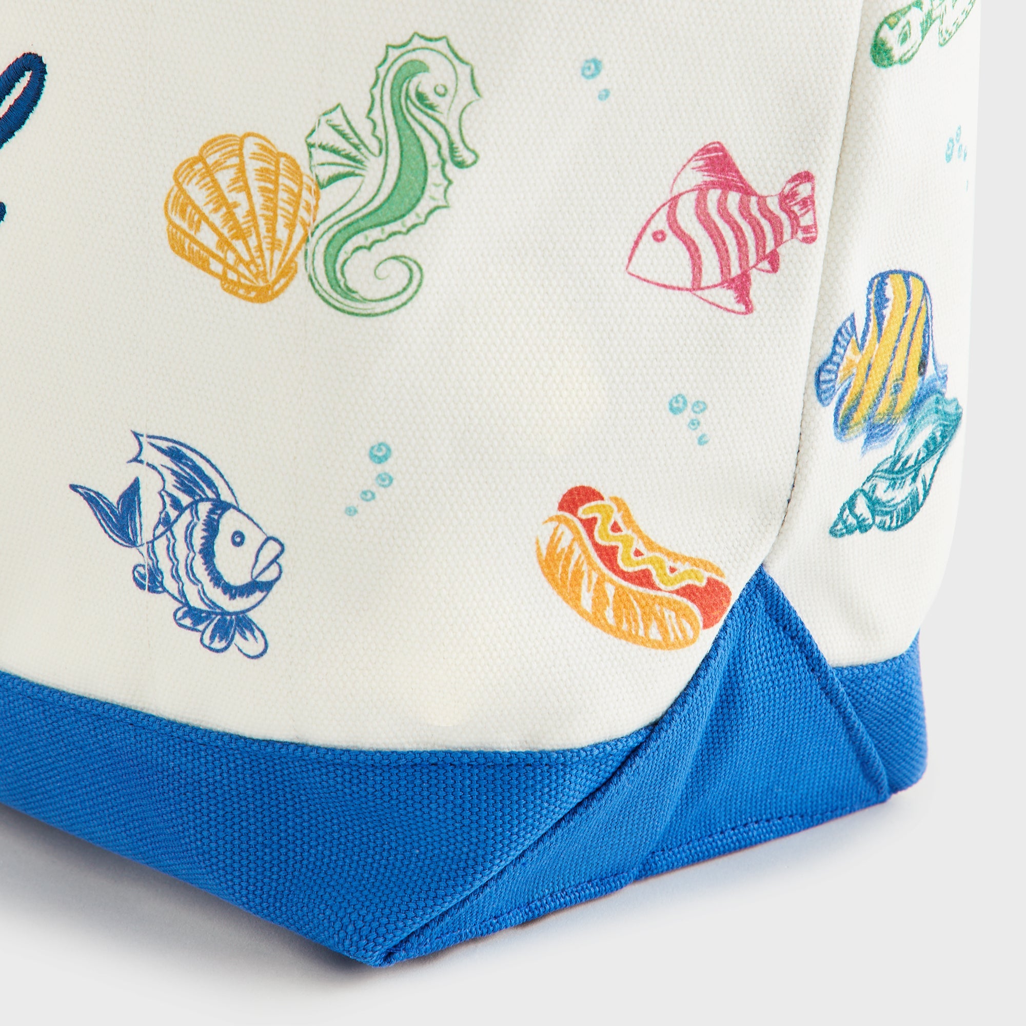 Kith Kids Canvas All-Over Printed Tote - Cobalt – Kith Japan