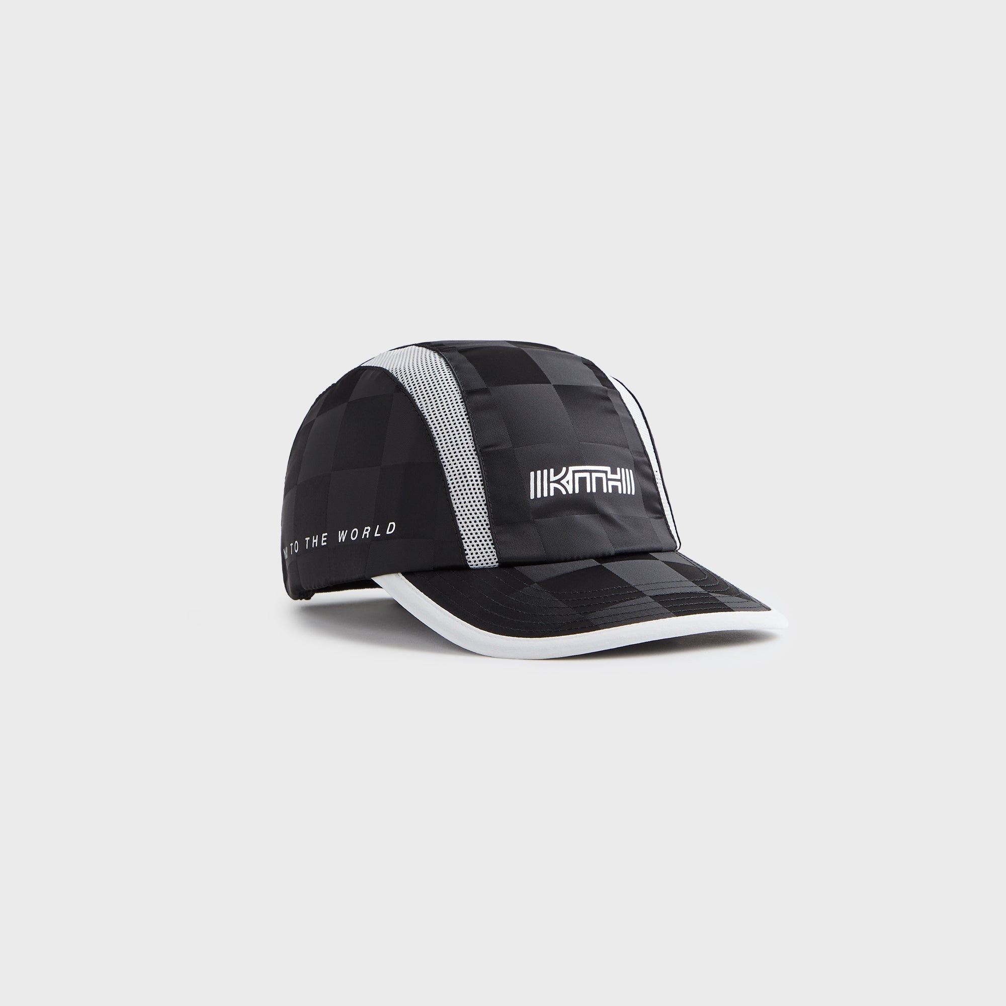 Kith Kids Checkered Satin Camper Cap - Black – Kith Japan