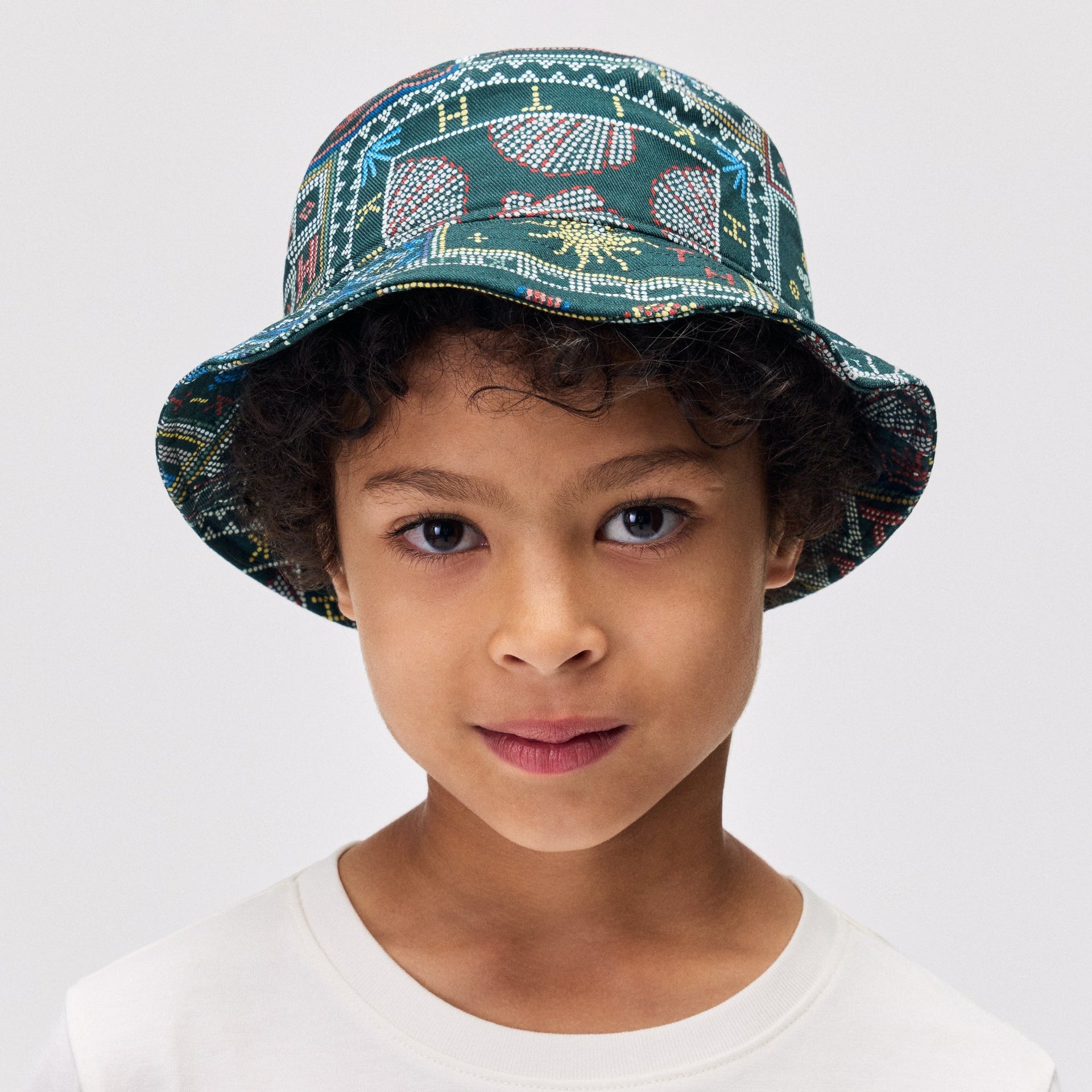 Kith Kids Beach Tile Dawson Bucket Hat - Stadium - PH