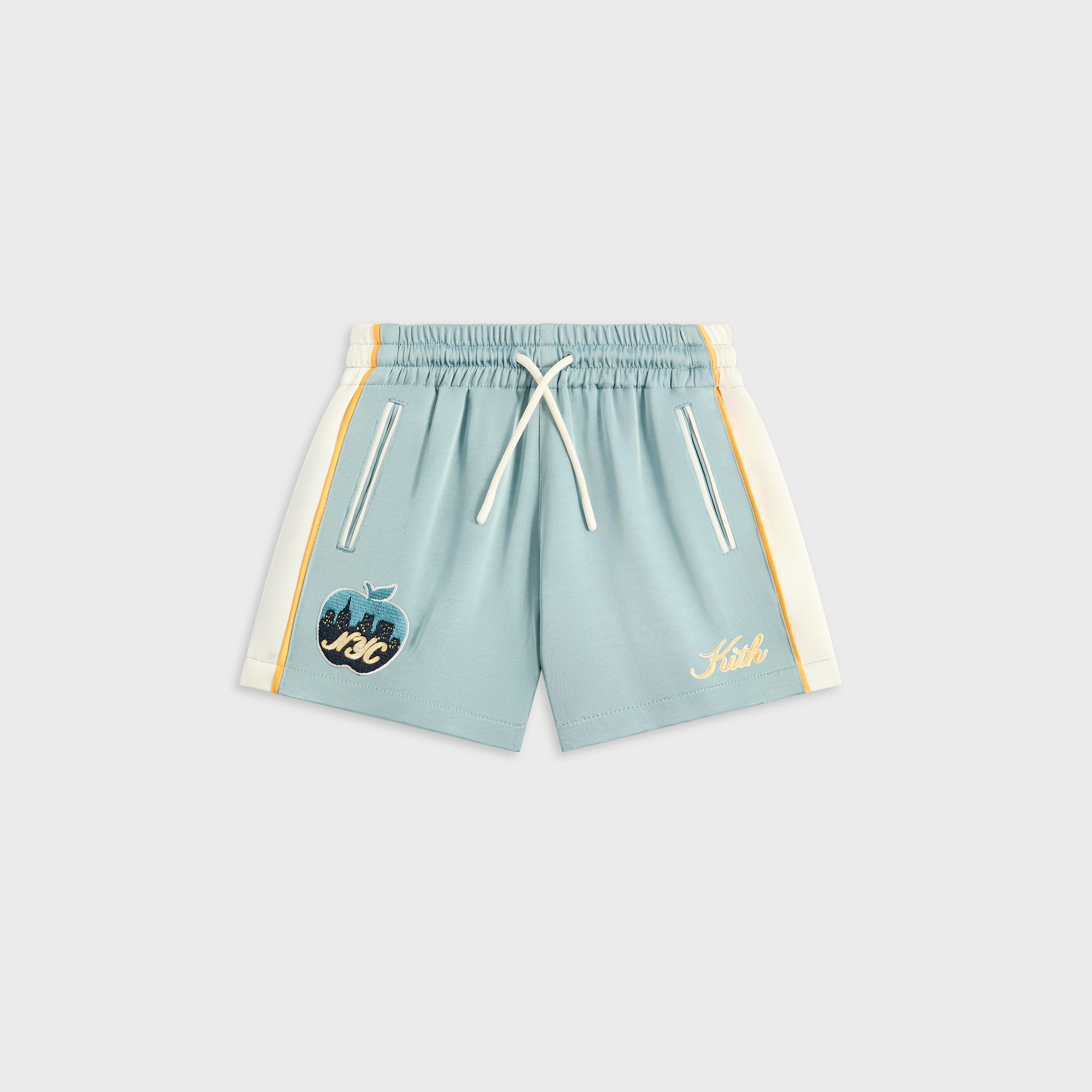 kith ワッペンショートパンツ Kith Kids Satin New York Souvenir Short - Majestic – Kith Japan