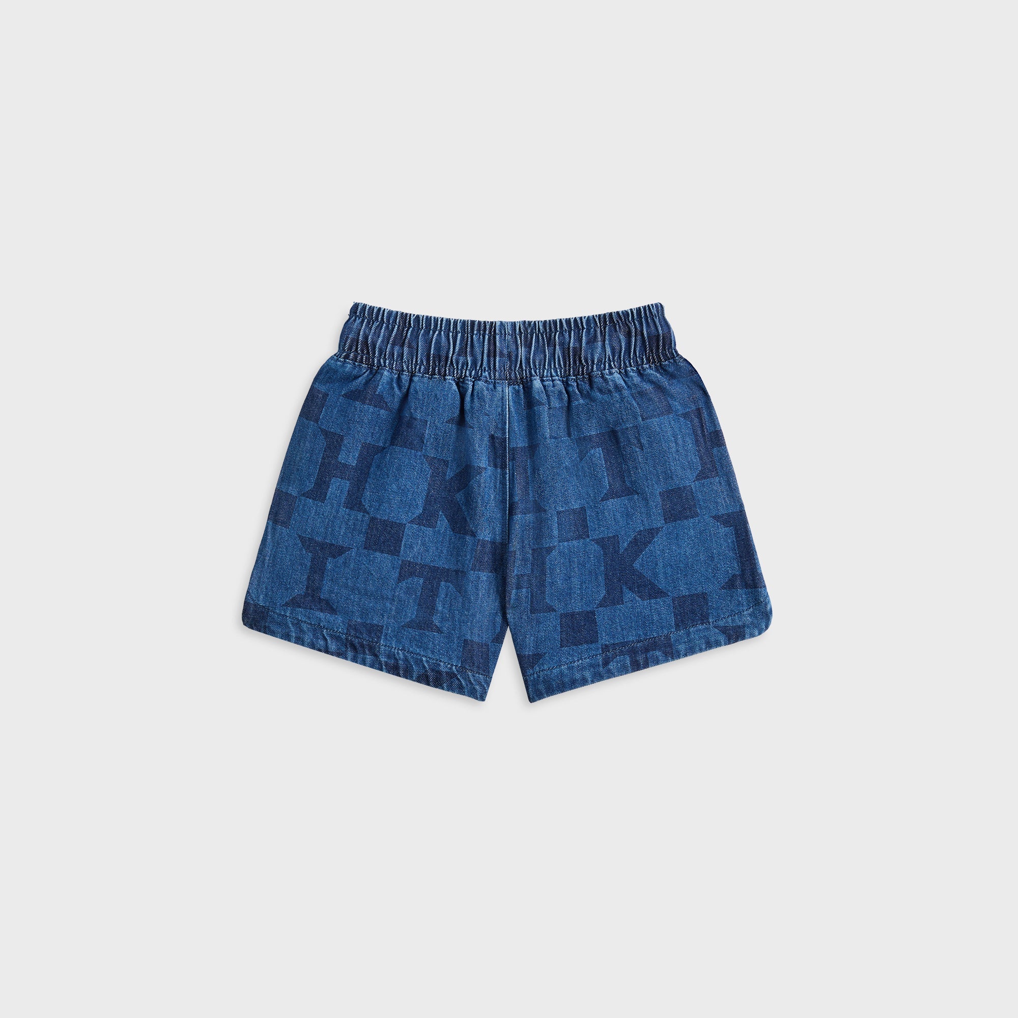 Kith Kids Monogram Denim Short - Stoerm Mid Wash – Kith Japan