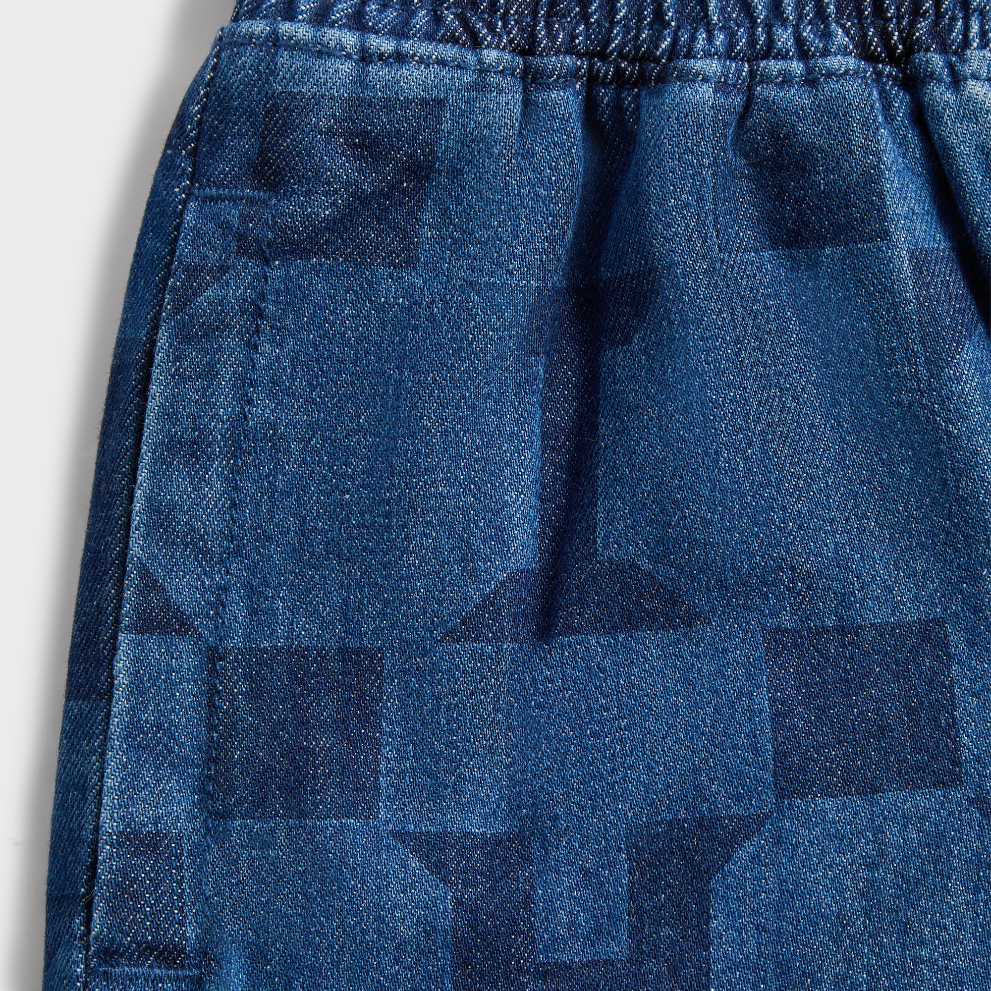 Kith Kids Monogram Denim Short - Stoerm Mid Wash – Kith Japan