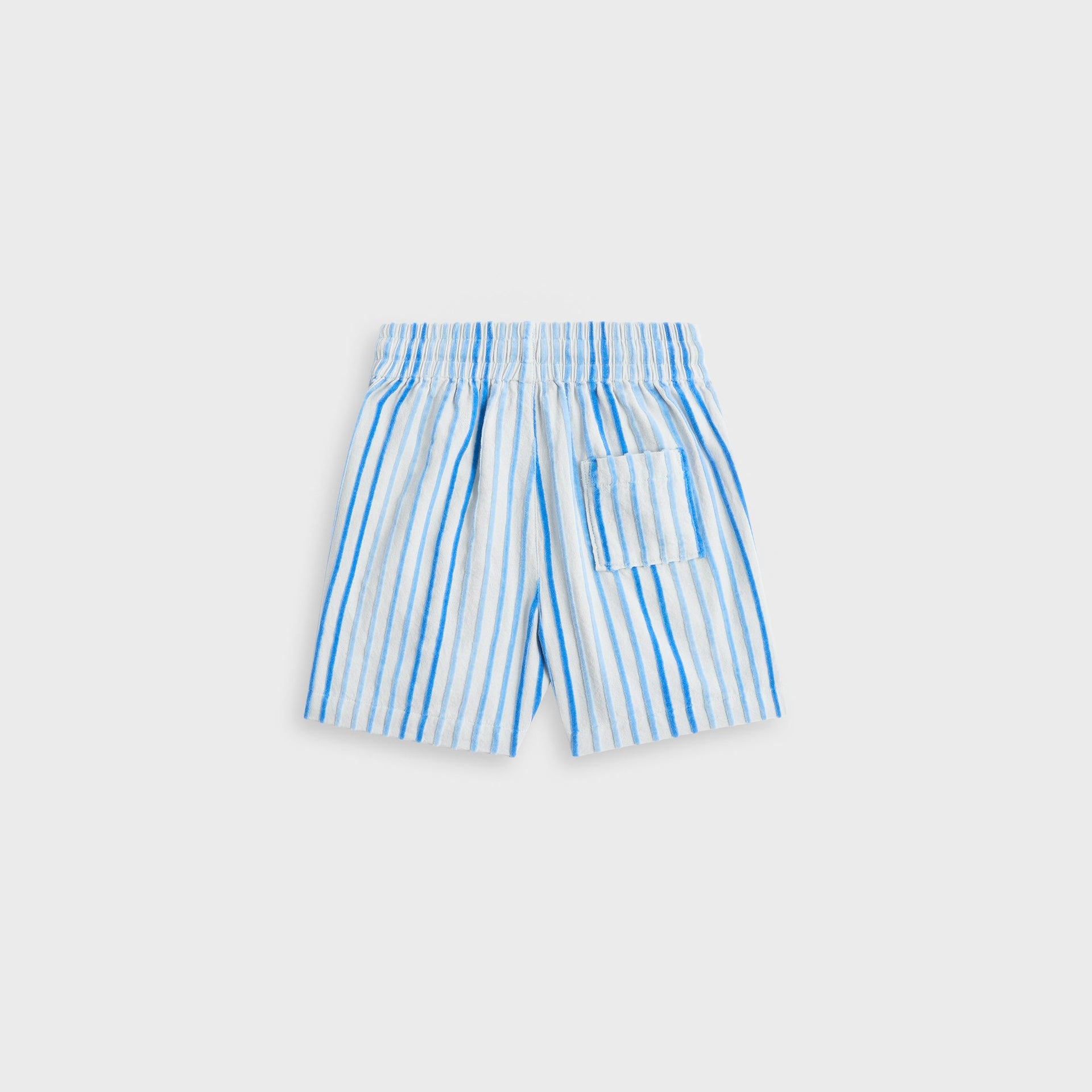 Kith Kids Chenille Stripe Thompson II Camp Short - Cornflower