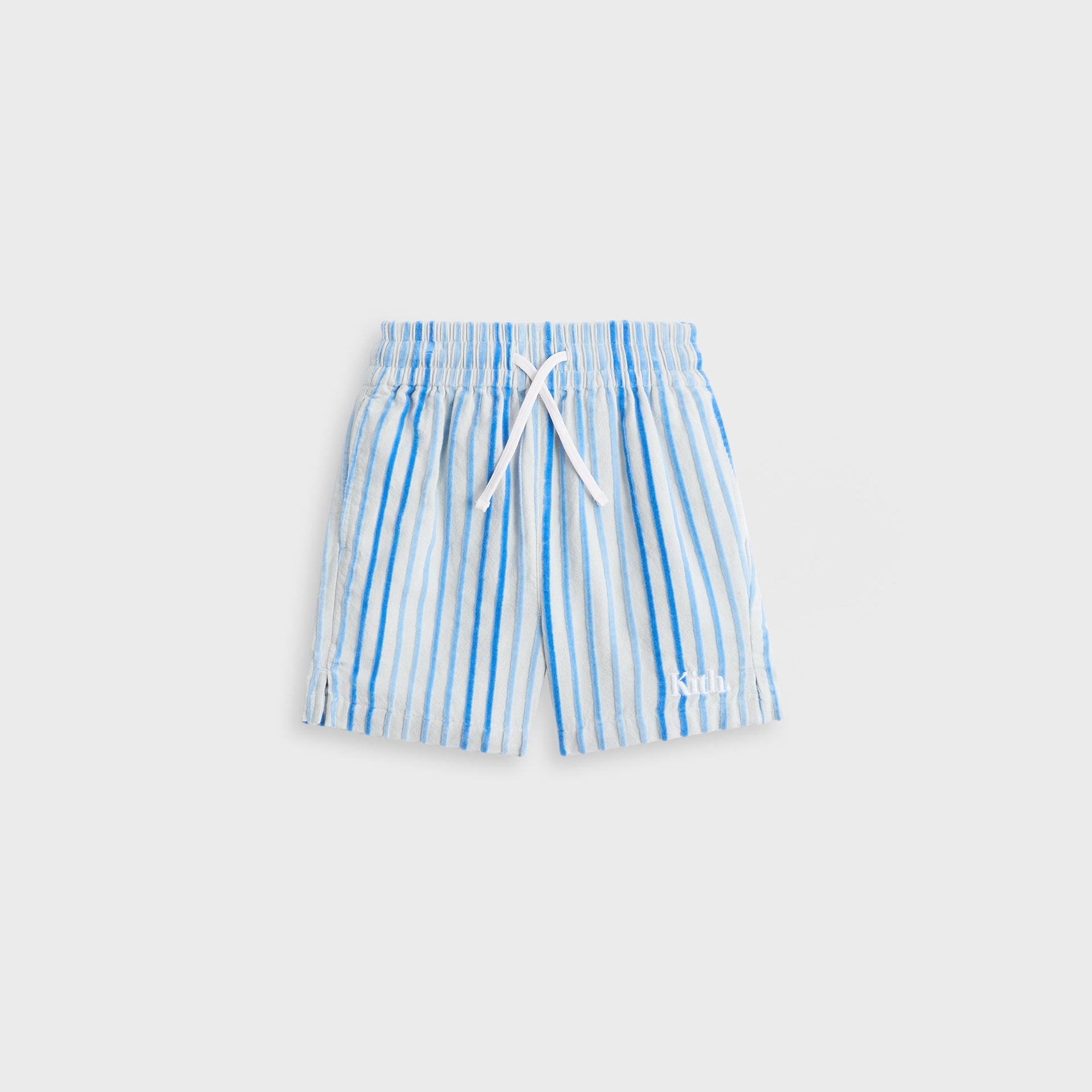 Kith Kids Chenille Stripe Thompson II Camp Short - Cornflower