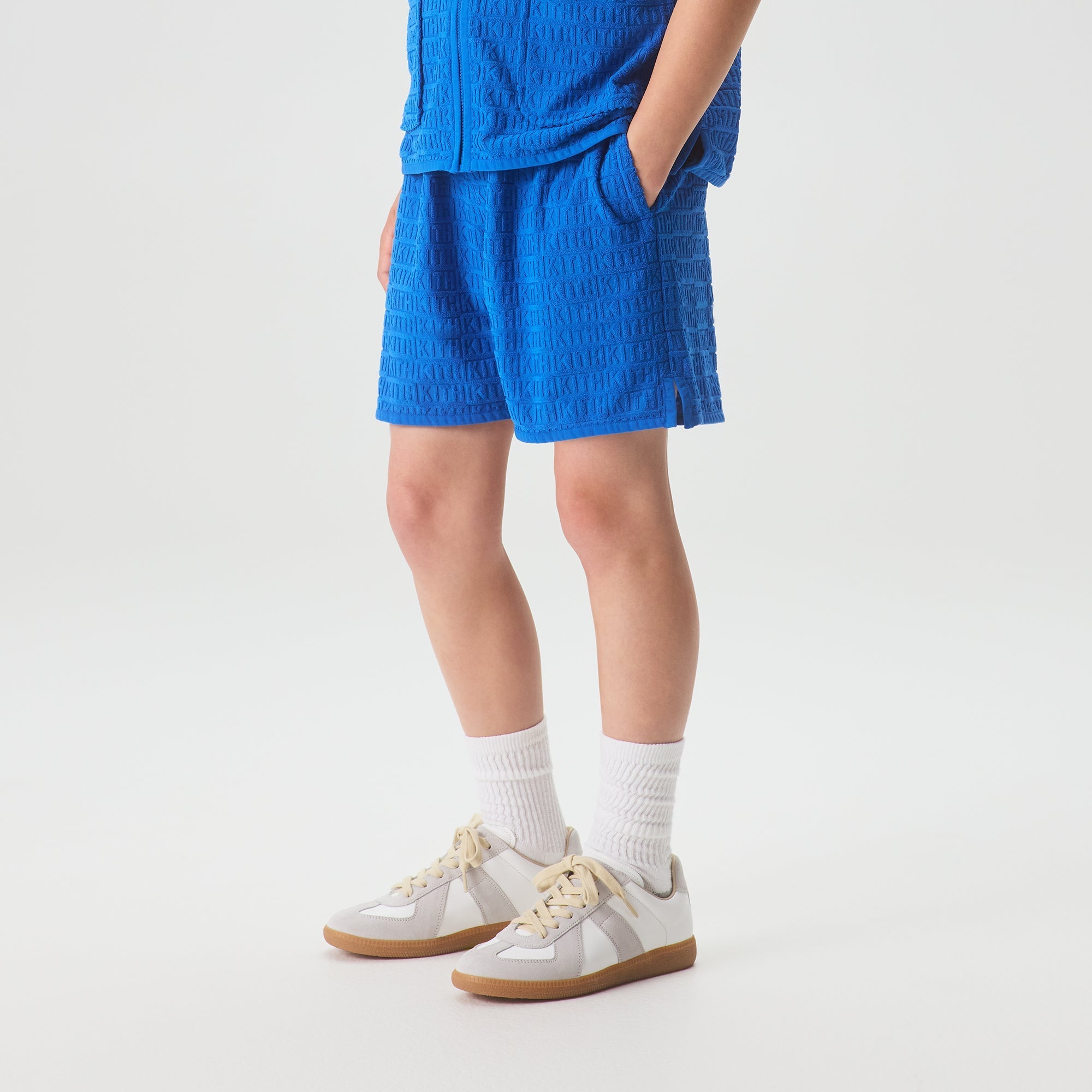 Kith Kids Textured Monogram Liam Short - Greek – Kith Japan