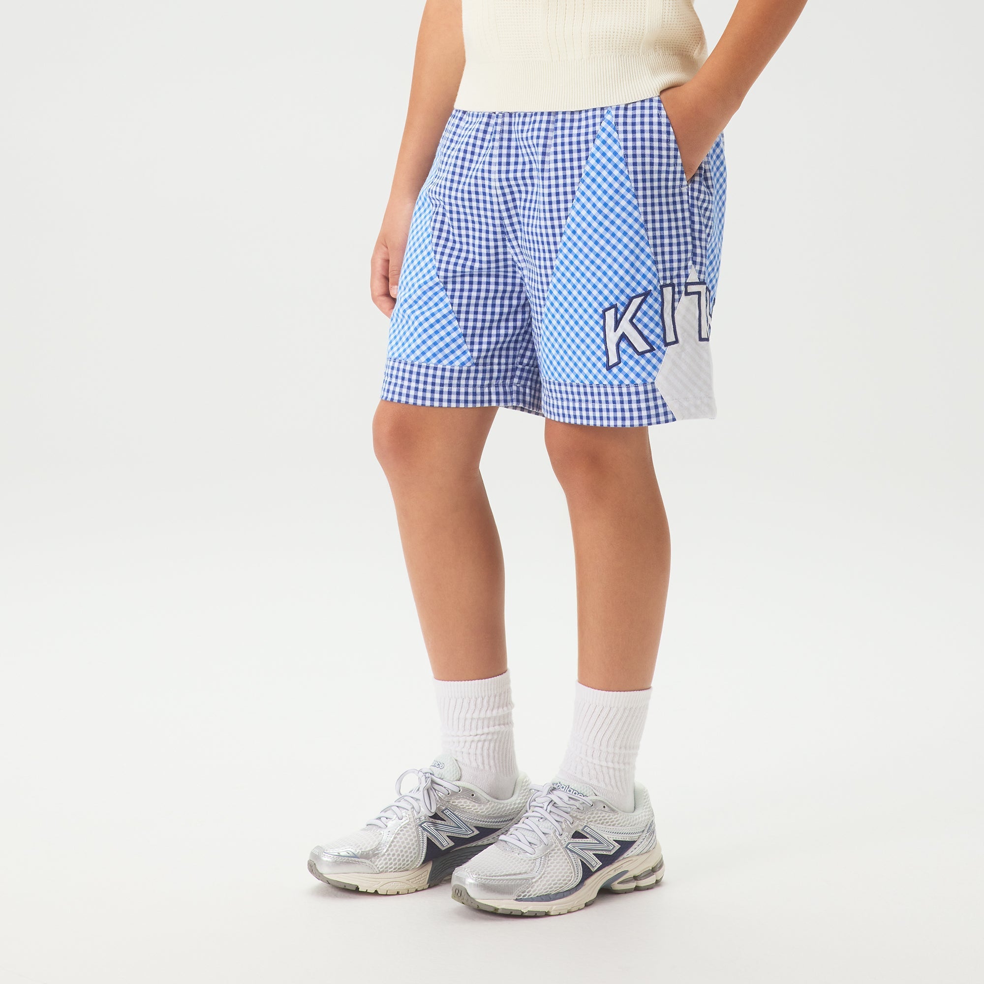 Kith Kids Color-Blocked Gingham Turbo Short - Layer – Kith Japan