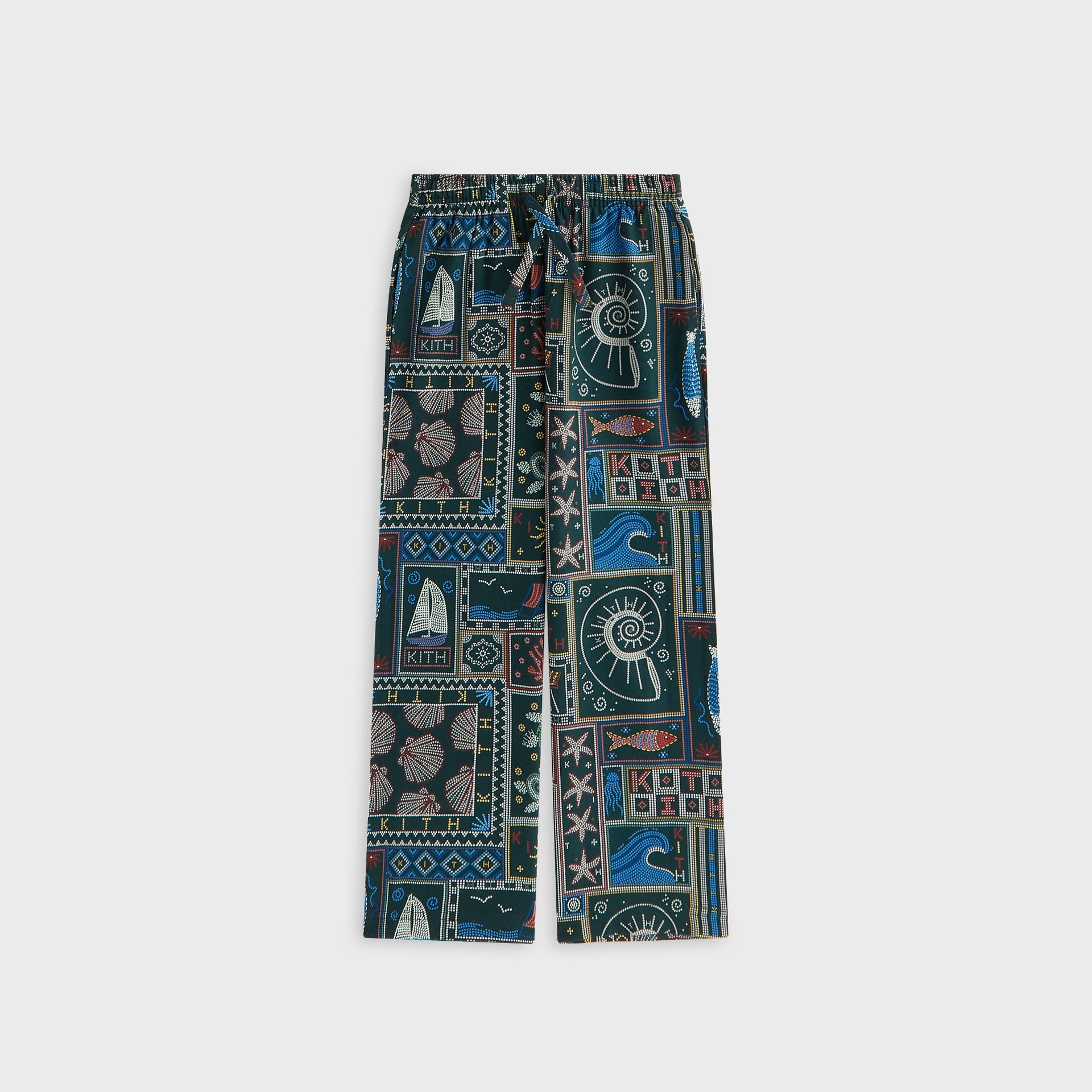 Kith Kids Beach Tile Wide Leg Pant - Stadium