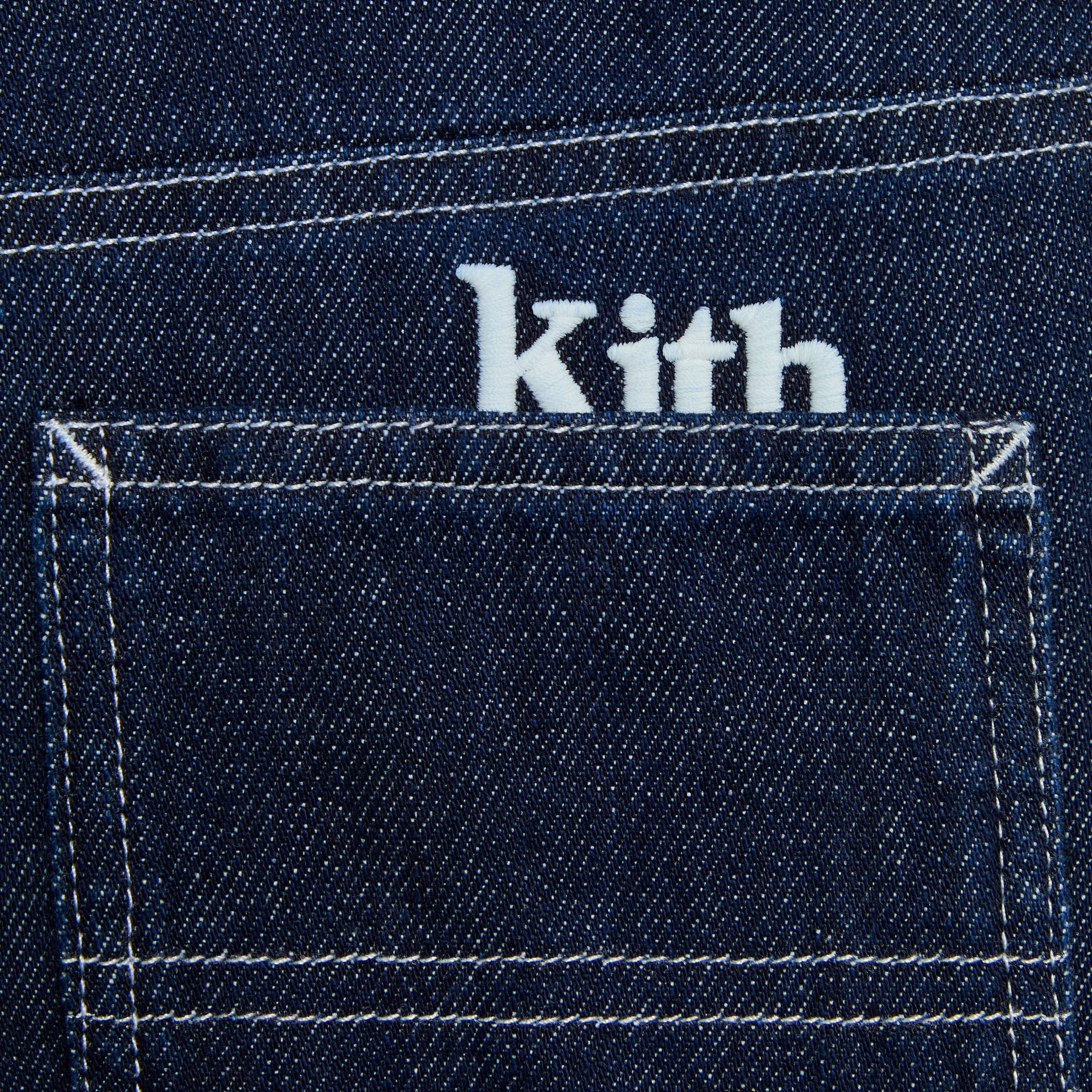 Kith Kids Denim Heston Wide Leg Utility Jean - Dark Indigo - PH