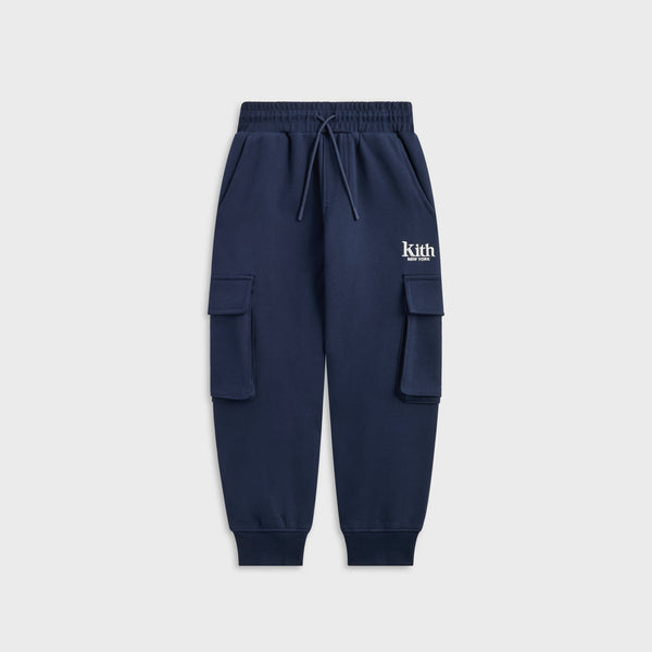 Kith Kids Williams Cargo Sweatpant - Nocturnal - PH – Kith Japan