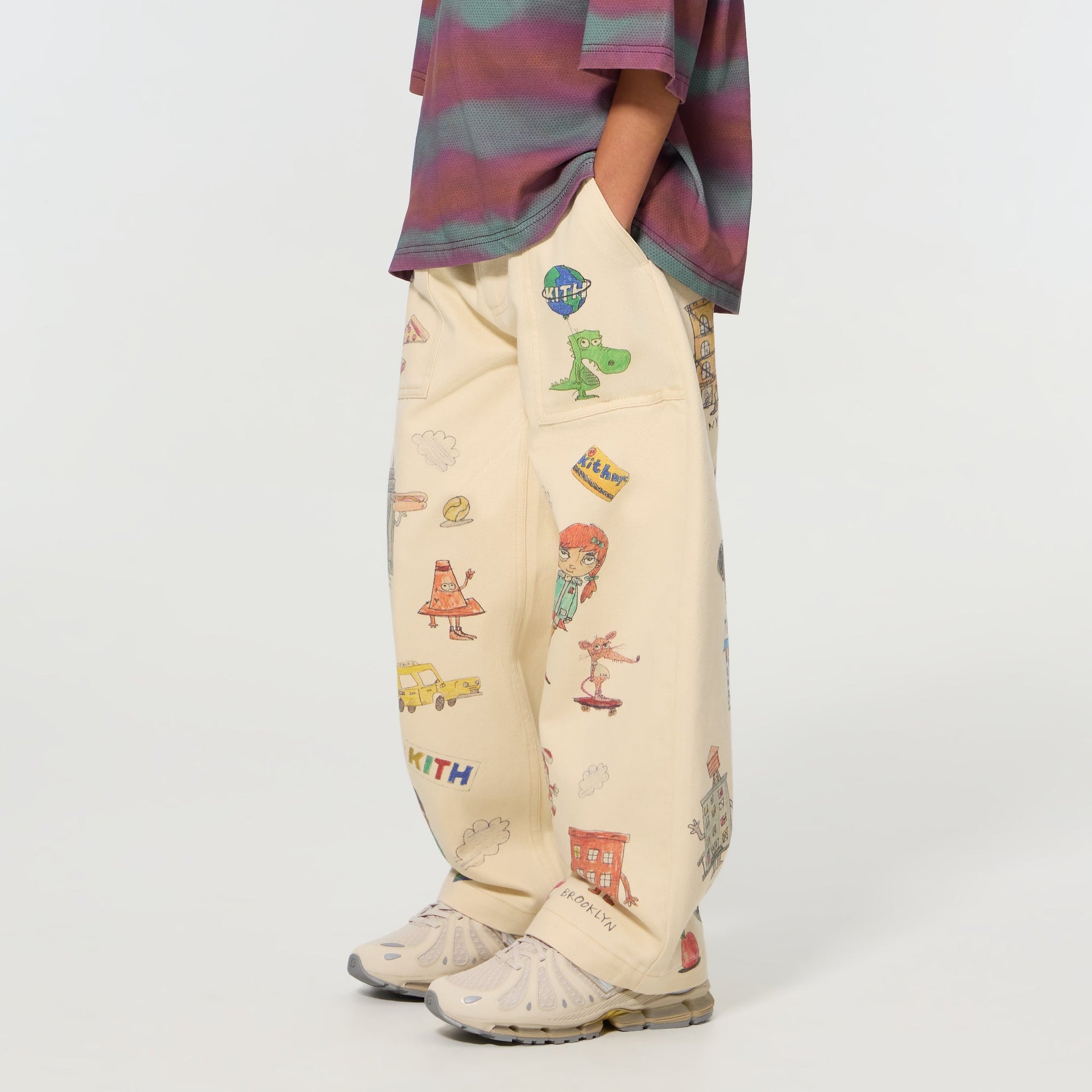 Kith Kids for Matthew Langille Printed Rye Pant - Durum
