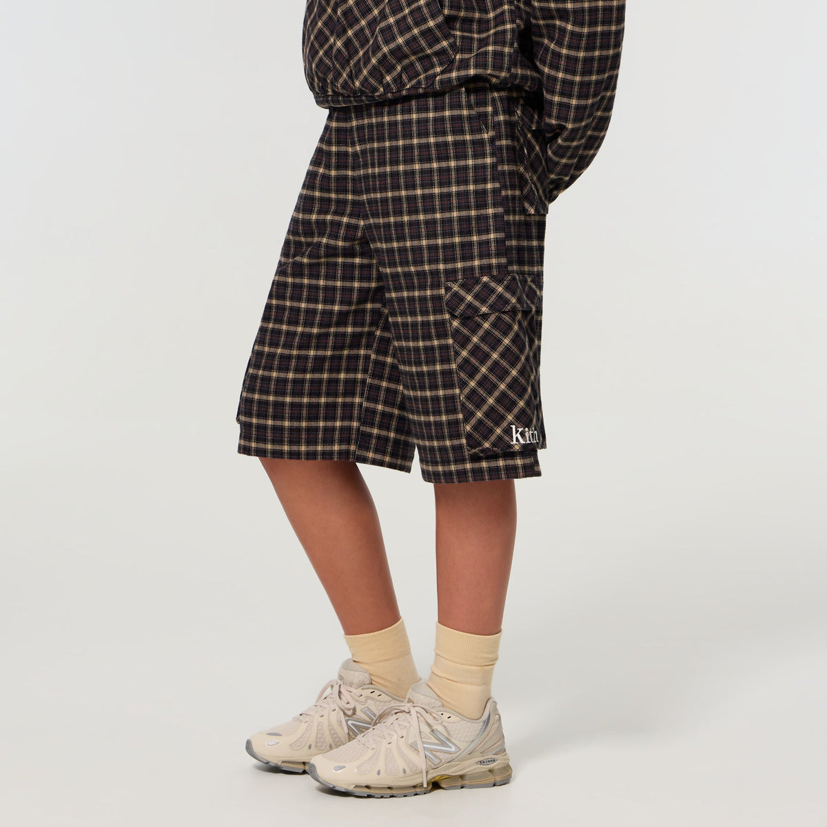 Kith Kids Micro Plaid Cole Short - Chest