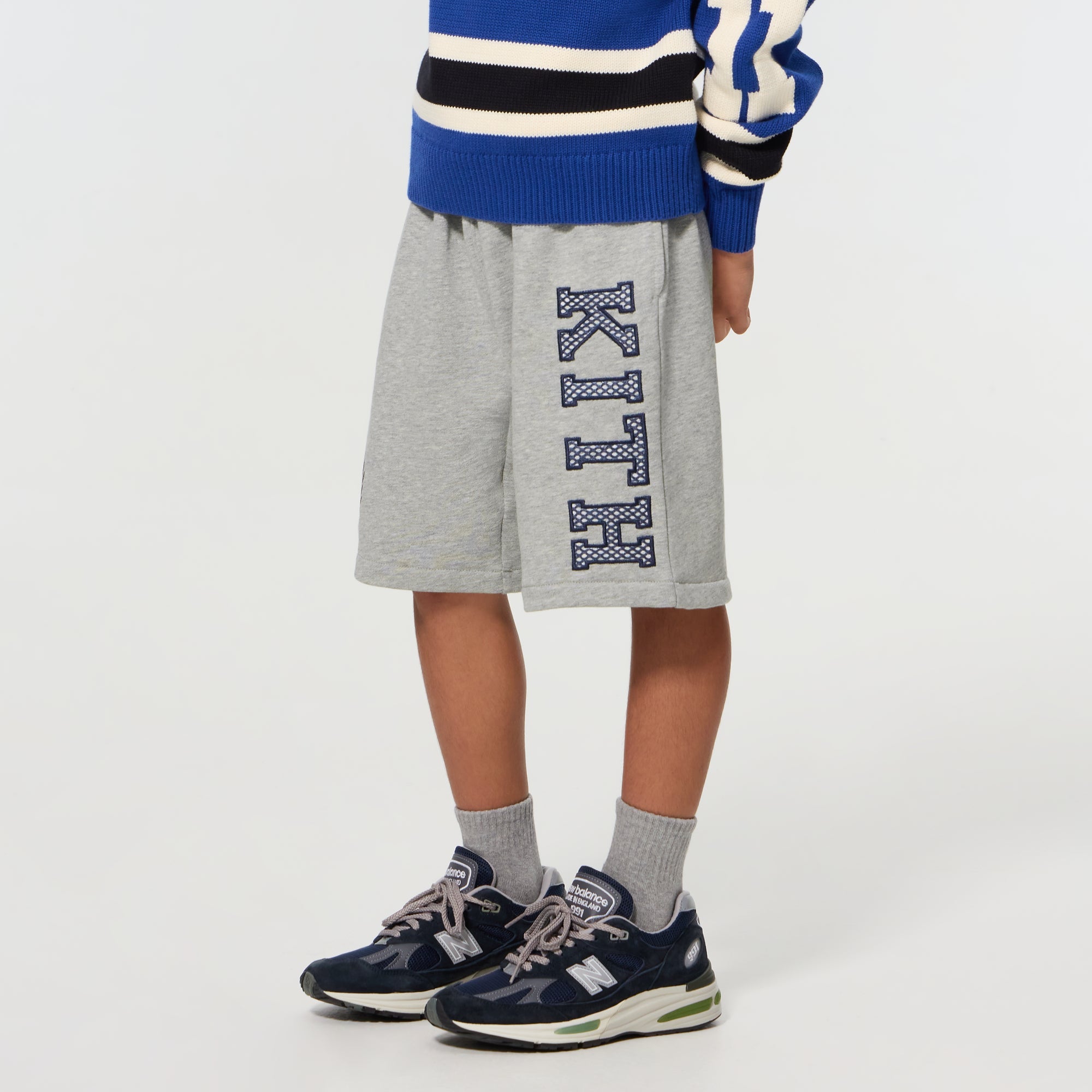 Kith Kids Athletic Nelson Short - Medium Heather Grey – Kith Japan
