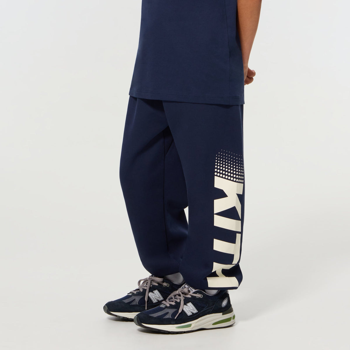 Kith Kids Logo Blocked Nelson Sweatpant - Nocturnal