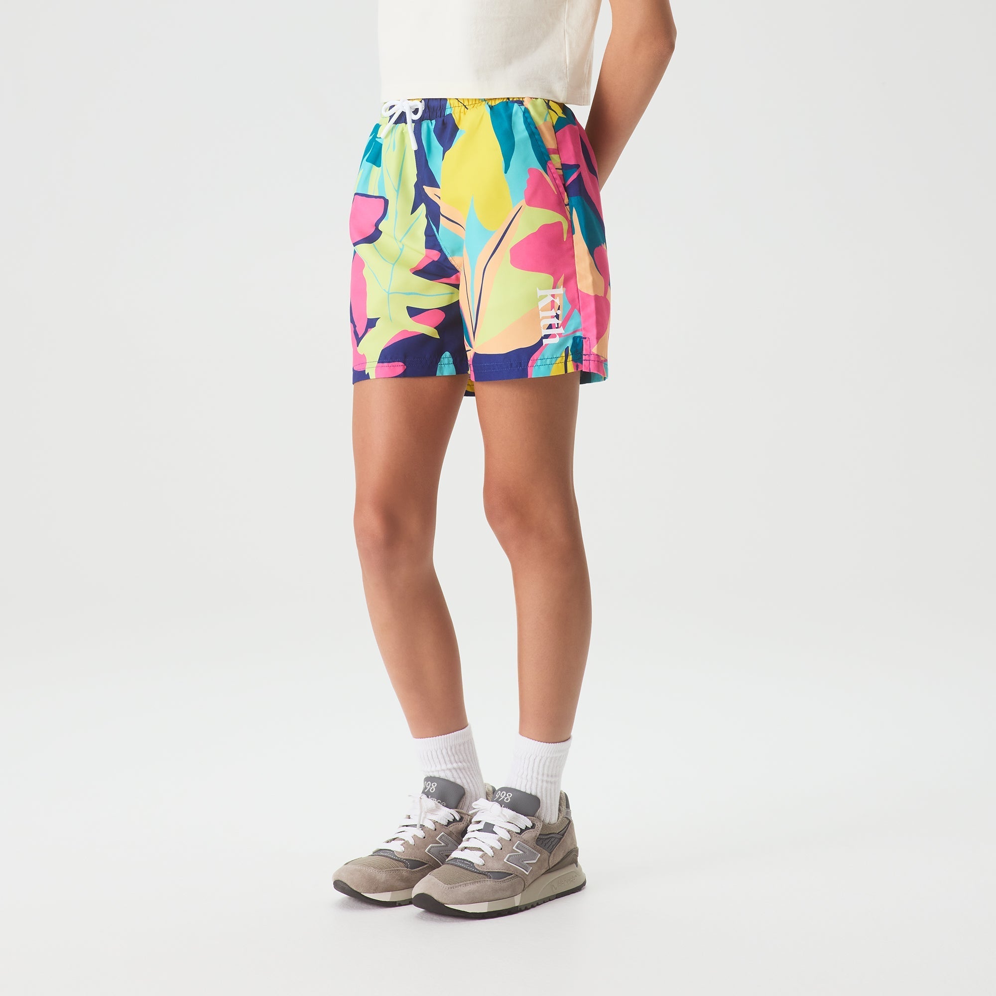 Kith Kids Abstract Tropical Kai Swim Trunk - Multi – Kith Japan