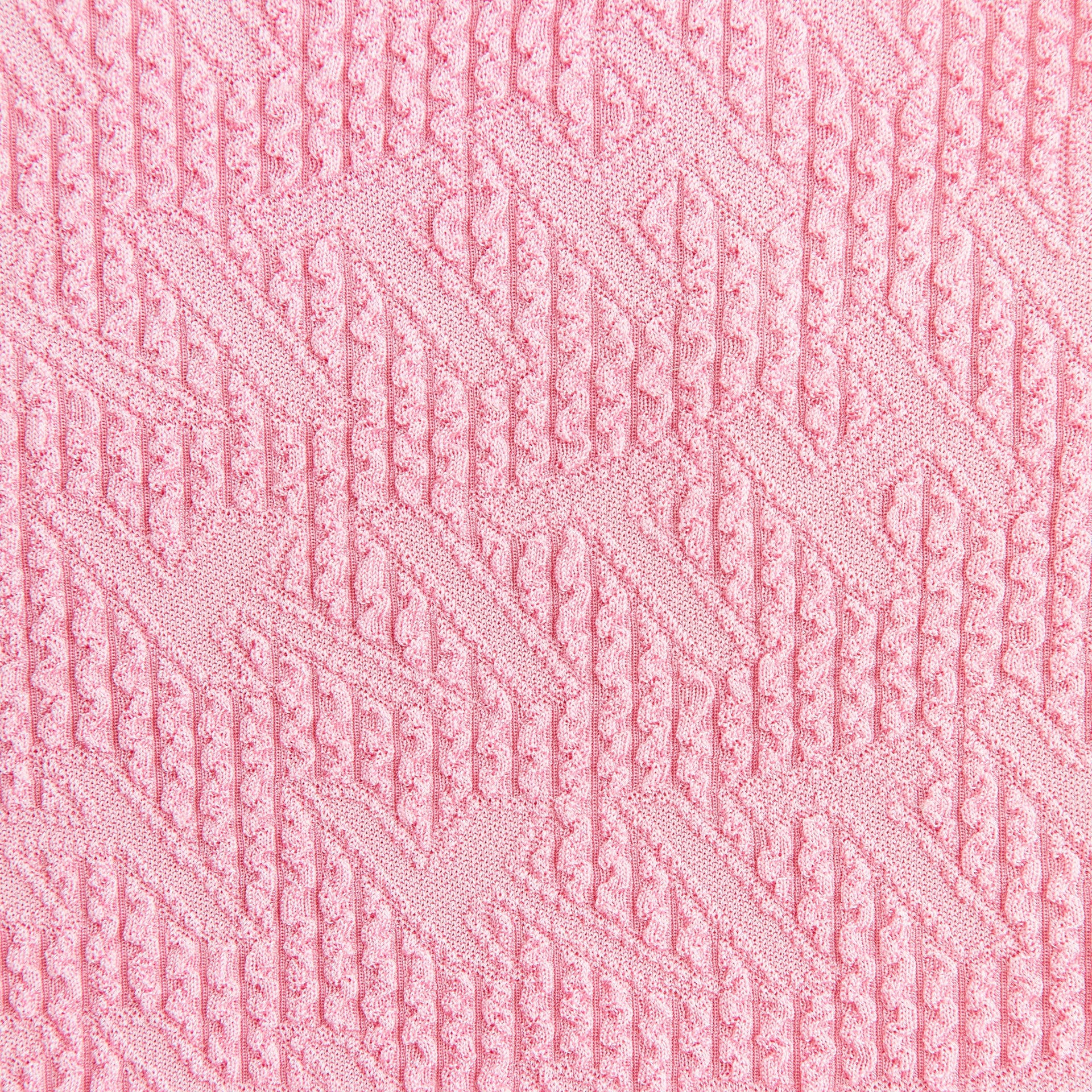 Kith Kids Textured Monogram Audrey One Piece Suit - Bubblegum