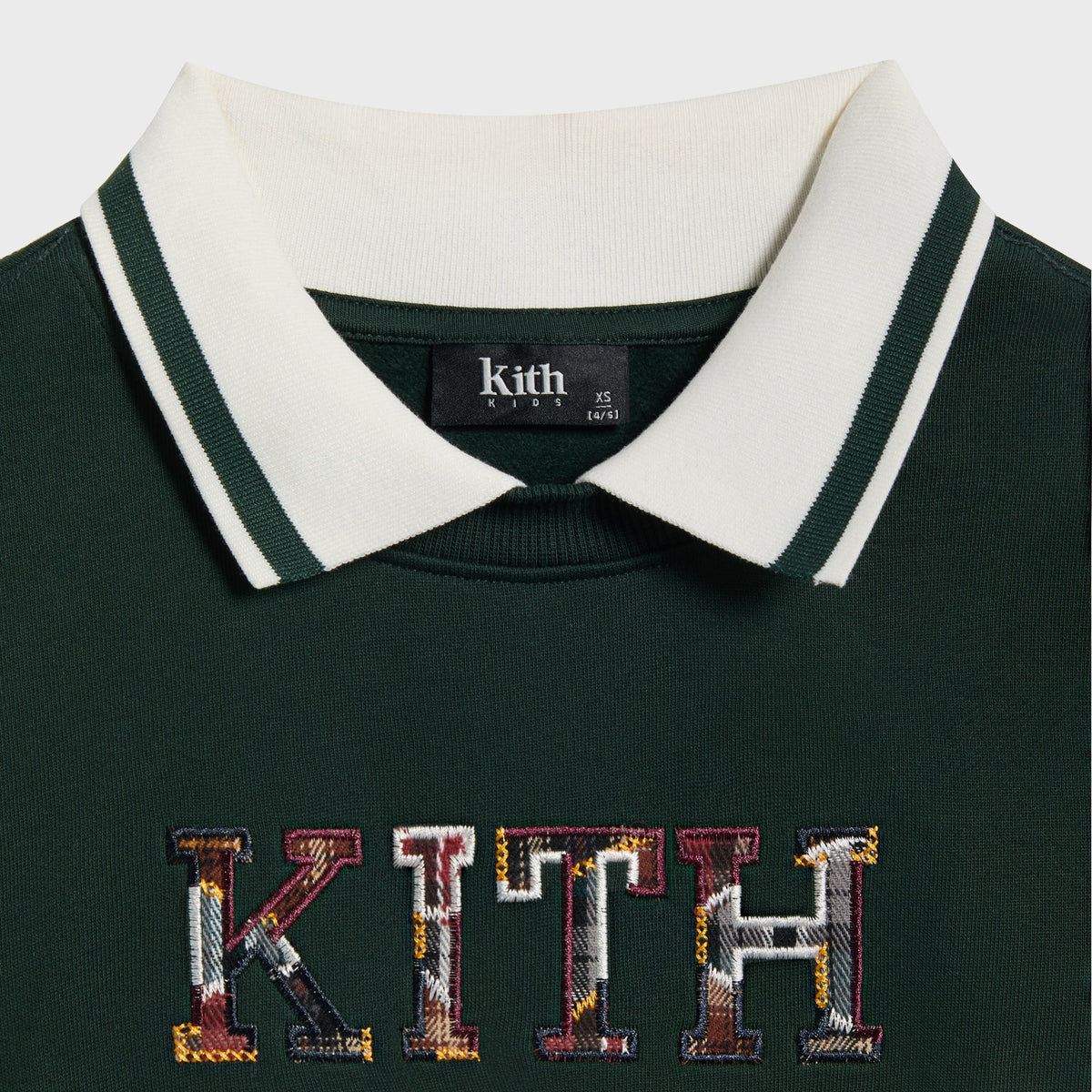 Kith Kids Varsity Letter Collared Nelson Dress - Stadium