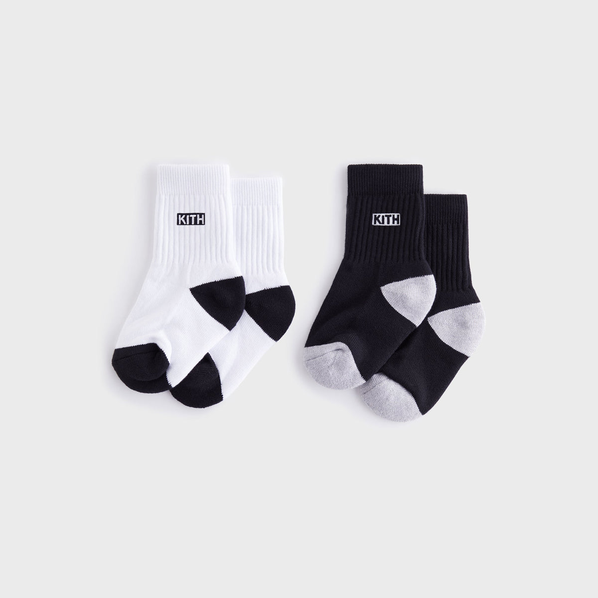 Kith Baby 2-Pack Classic Crew Socks - White
