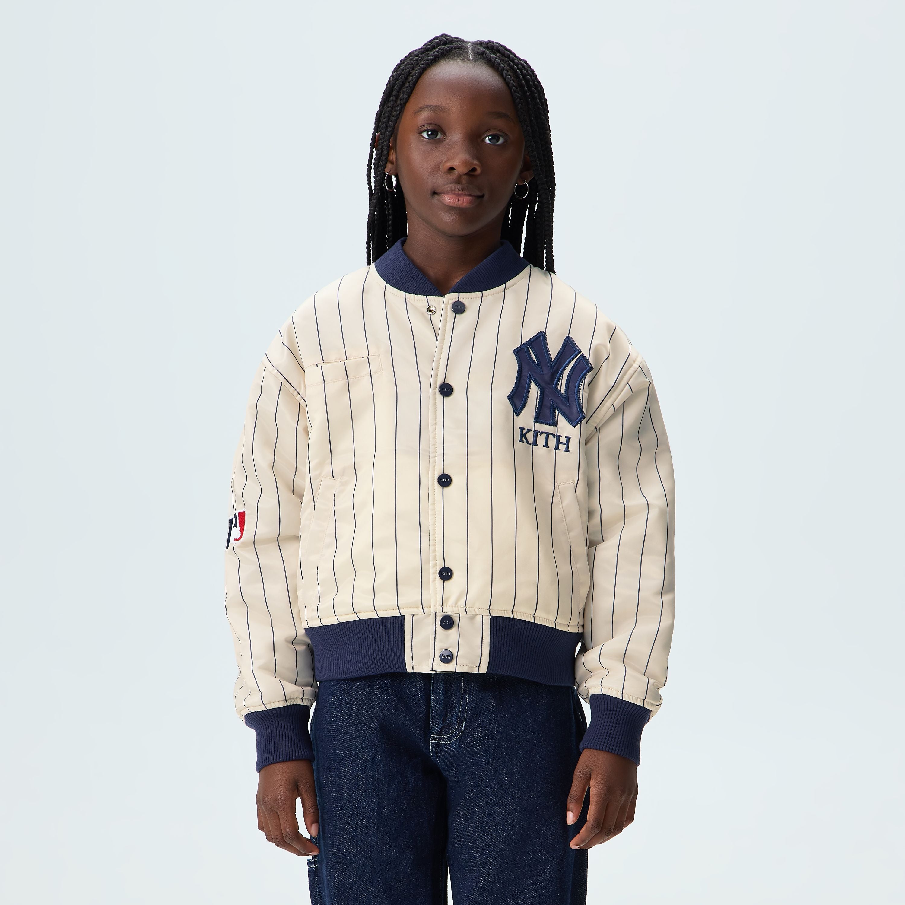 Kith Kids for the New York Yankees Reversible Gorman Jacket