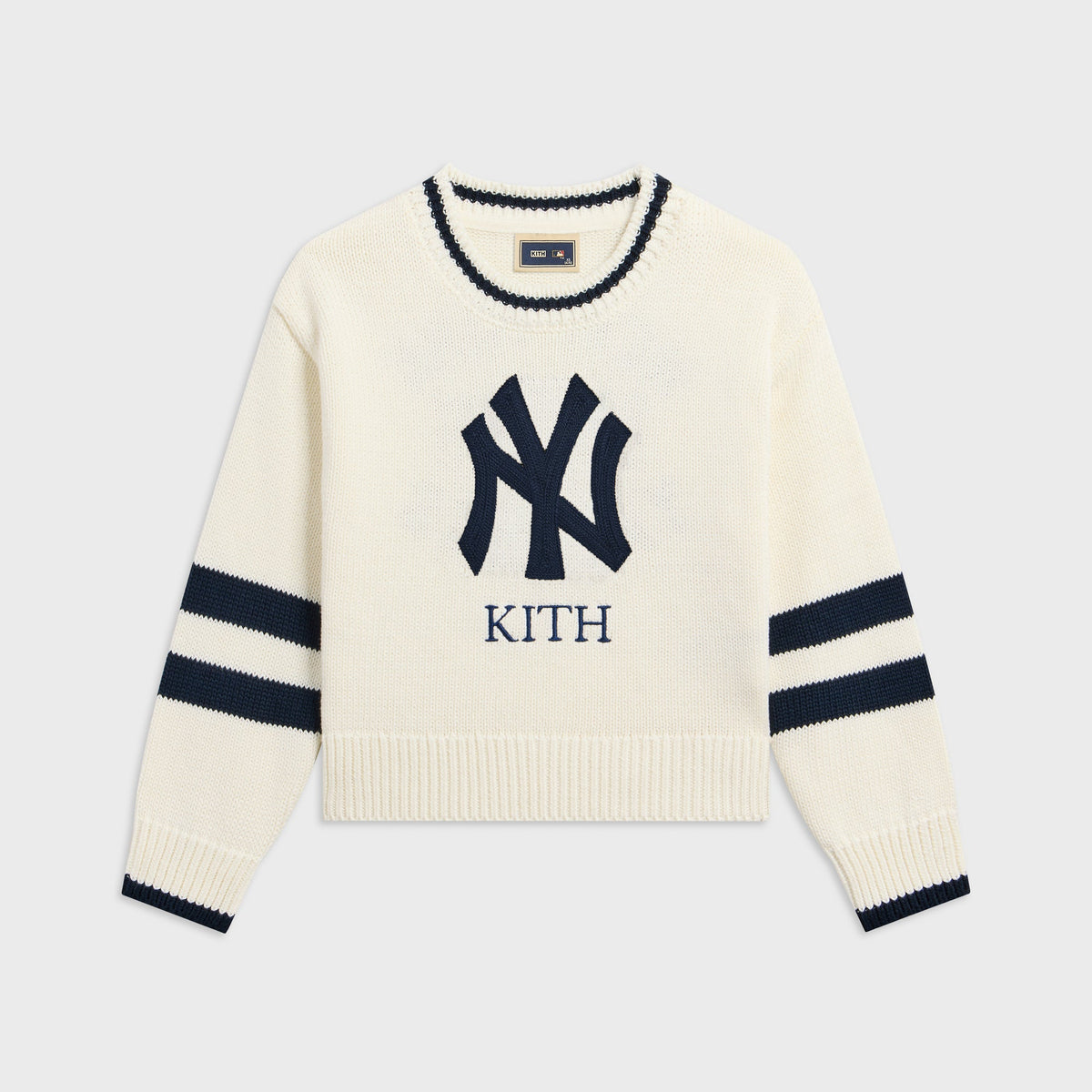 Kith Kids for the New York Yankees Varsity Lewis Sweater - Nocturnal
