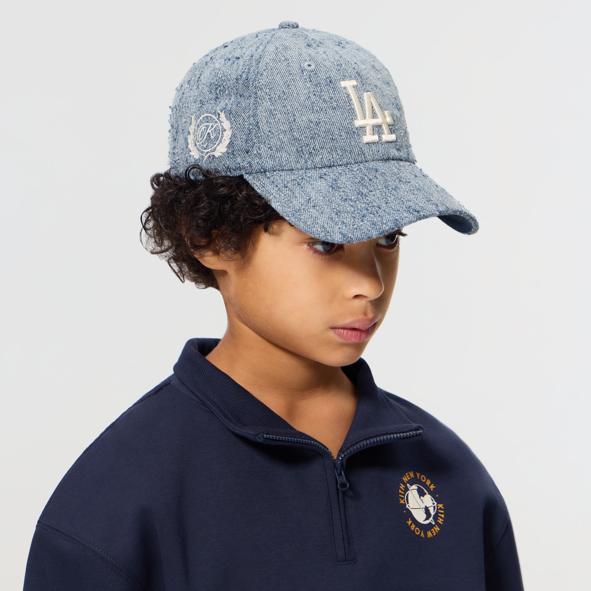 Kith Kids & '47 for the Los Angeles Dodgers Denim Snapback Cap