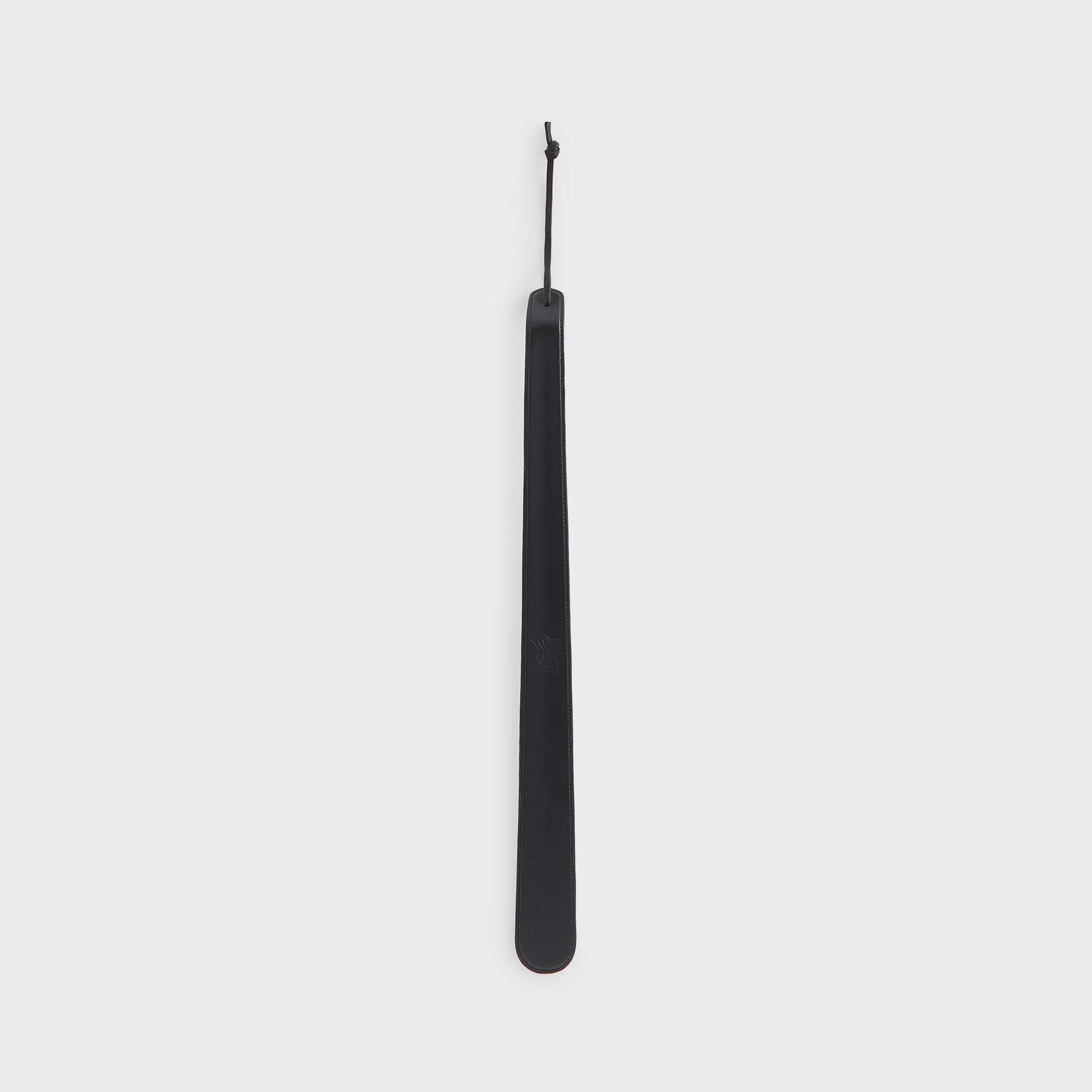 Kith Monogram Debossed Leather Shoe Horn - Black