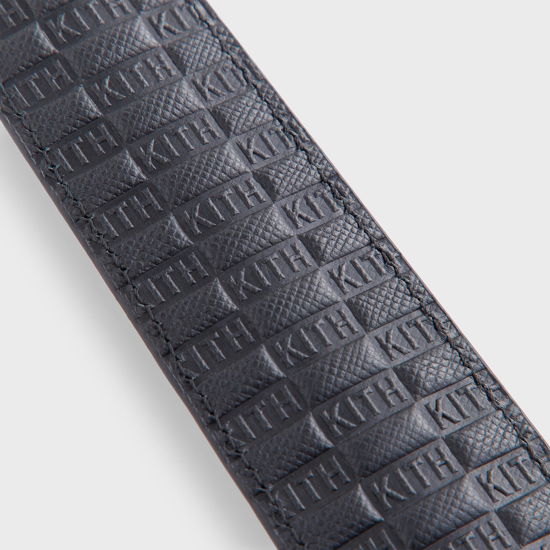 Kith Monogram Debossed Leather Shoe Horn - Black