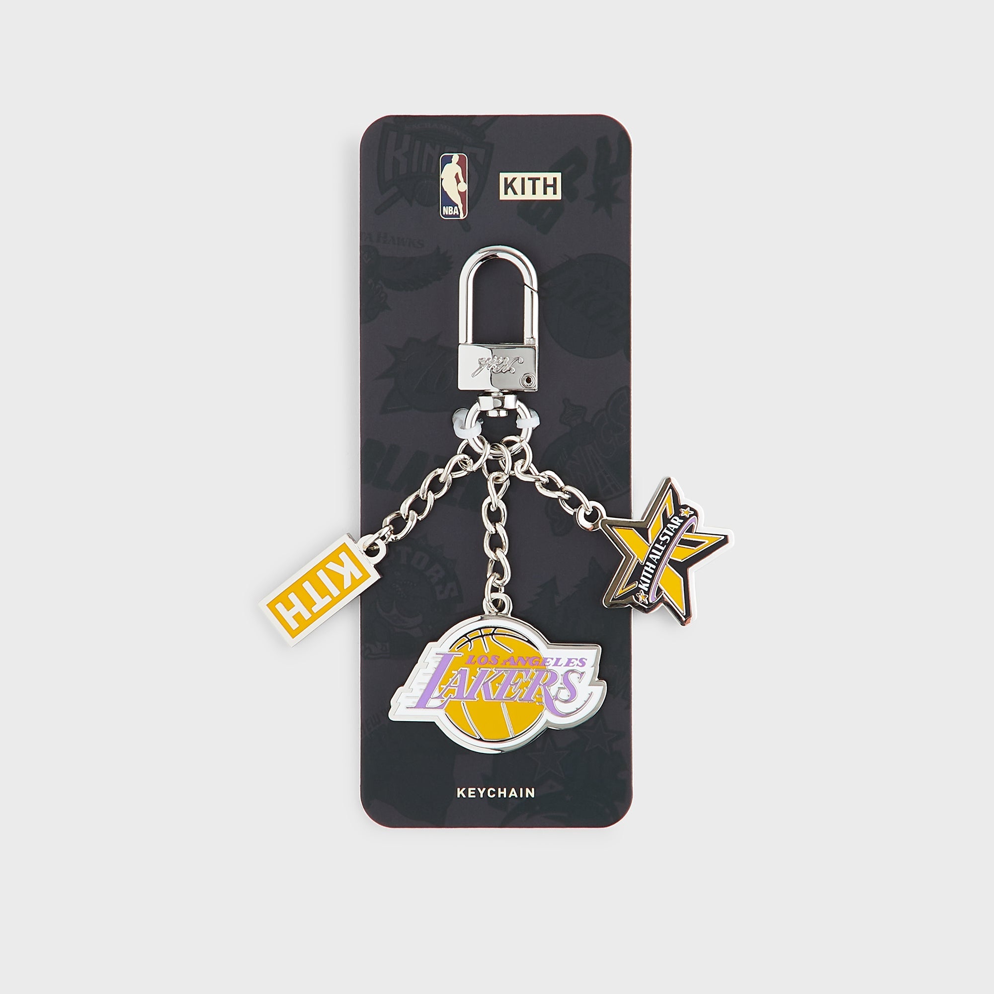 Kith for NBA All-Star Los Angeles Lakers Keychain - Silver – Kith
