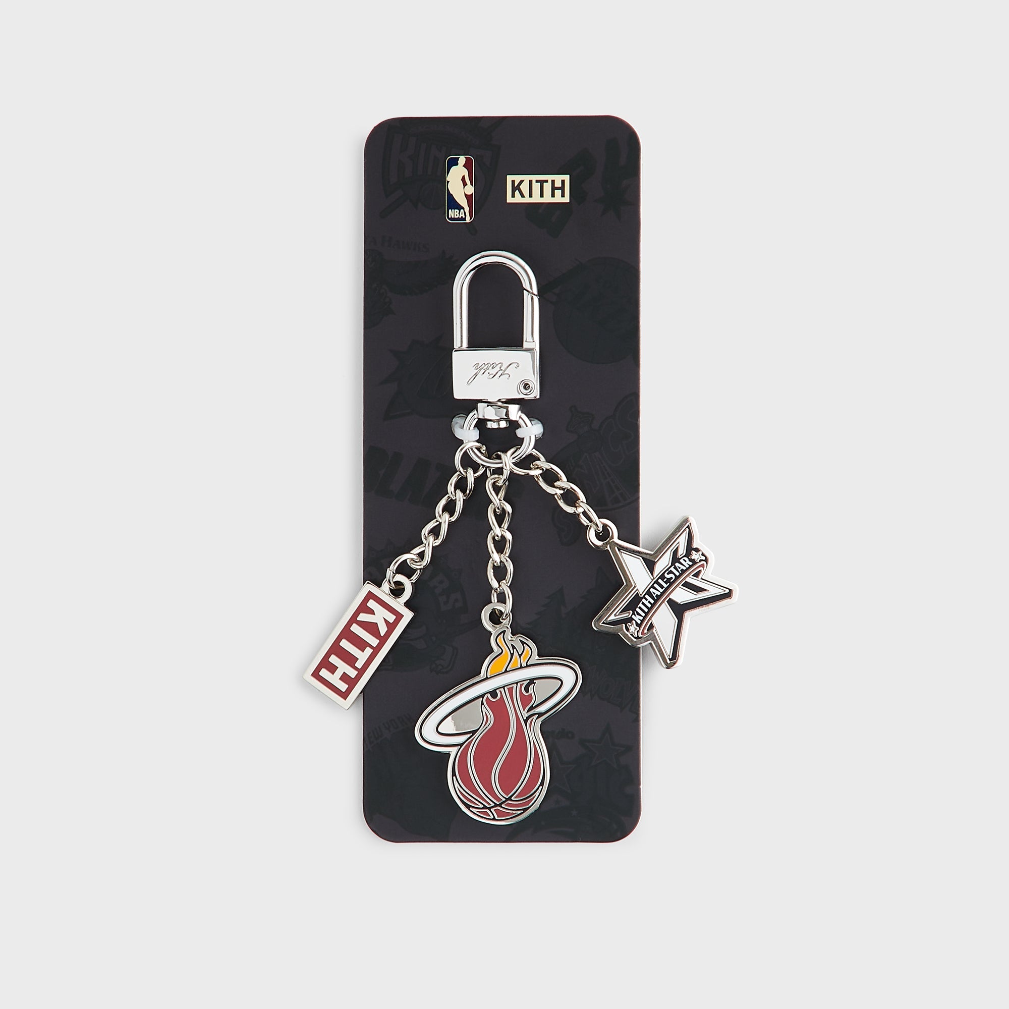 Kith for NBA All-Star Miami Heat Keychain - Silver – Kith Japan