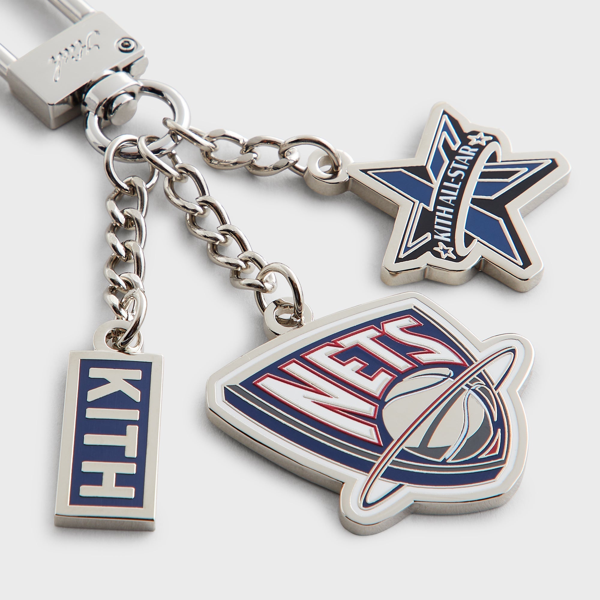 Kith for NBA All-Star New Jersey Nets Keychain - Silver – Kith Japan