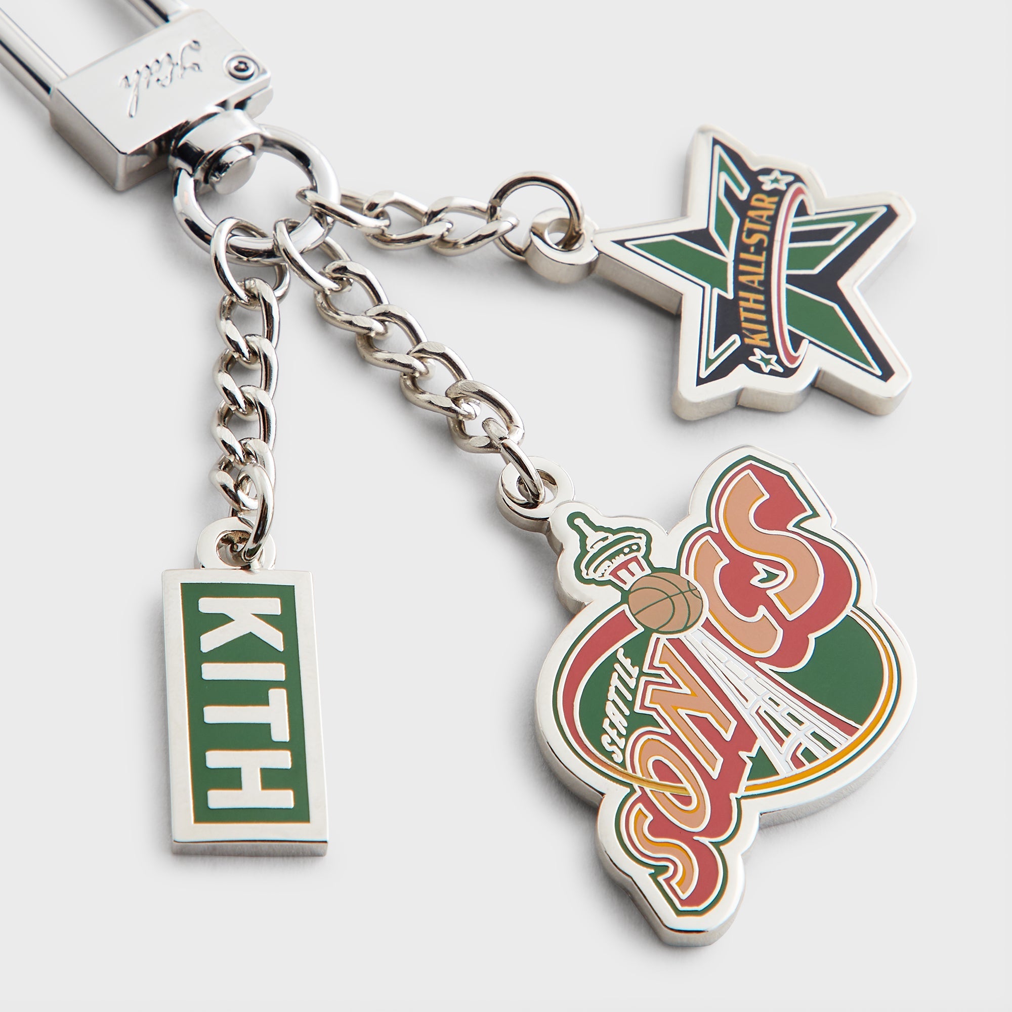 Kith for NBA All-Star Seattle SuperSonics Keychain - Silver – Kith