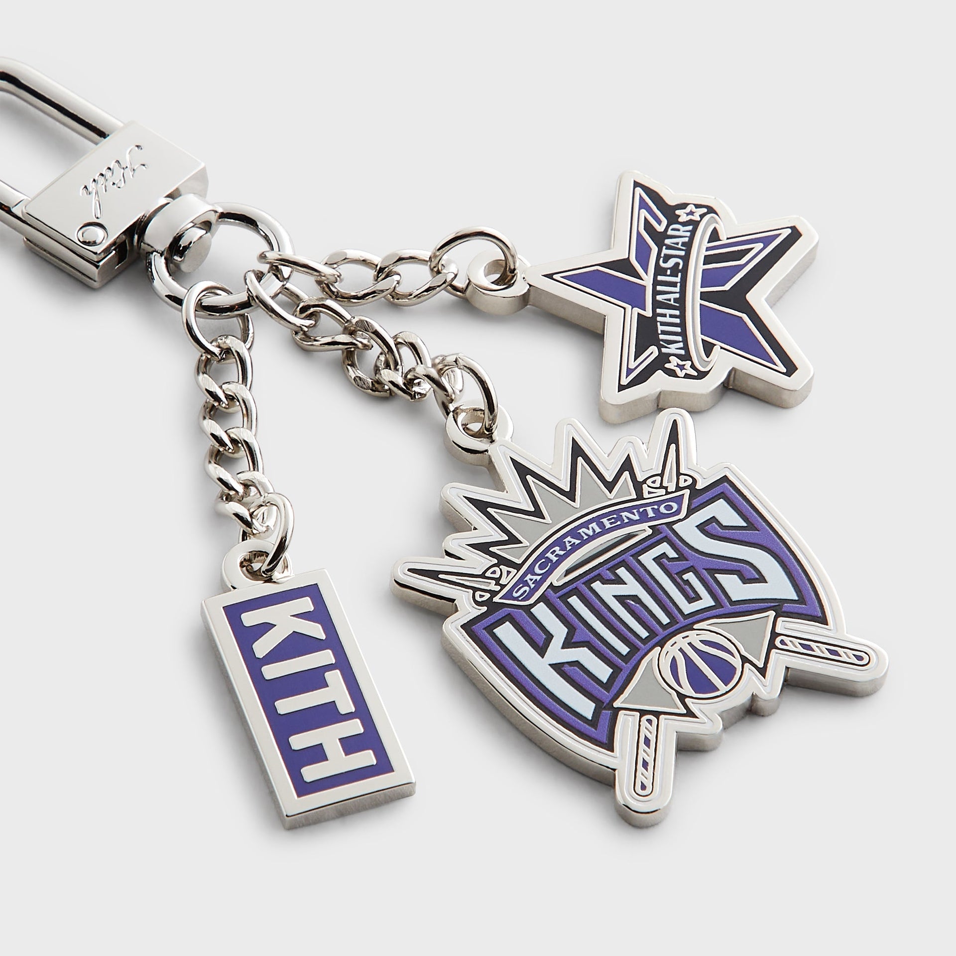 Kith for NBA All-Star Sacramento Kings Keychain - Silver