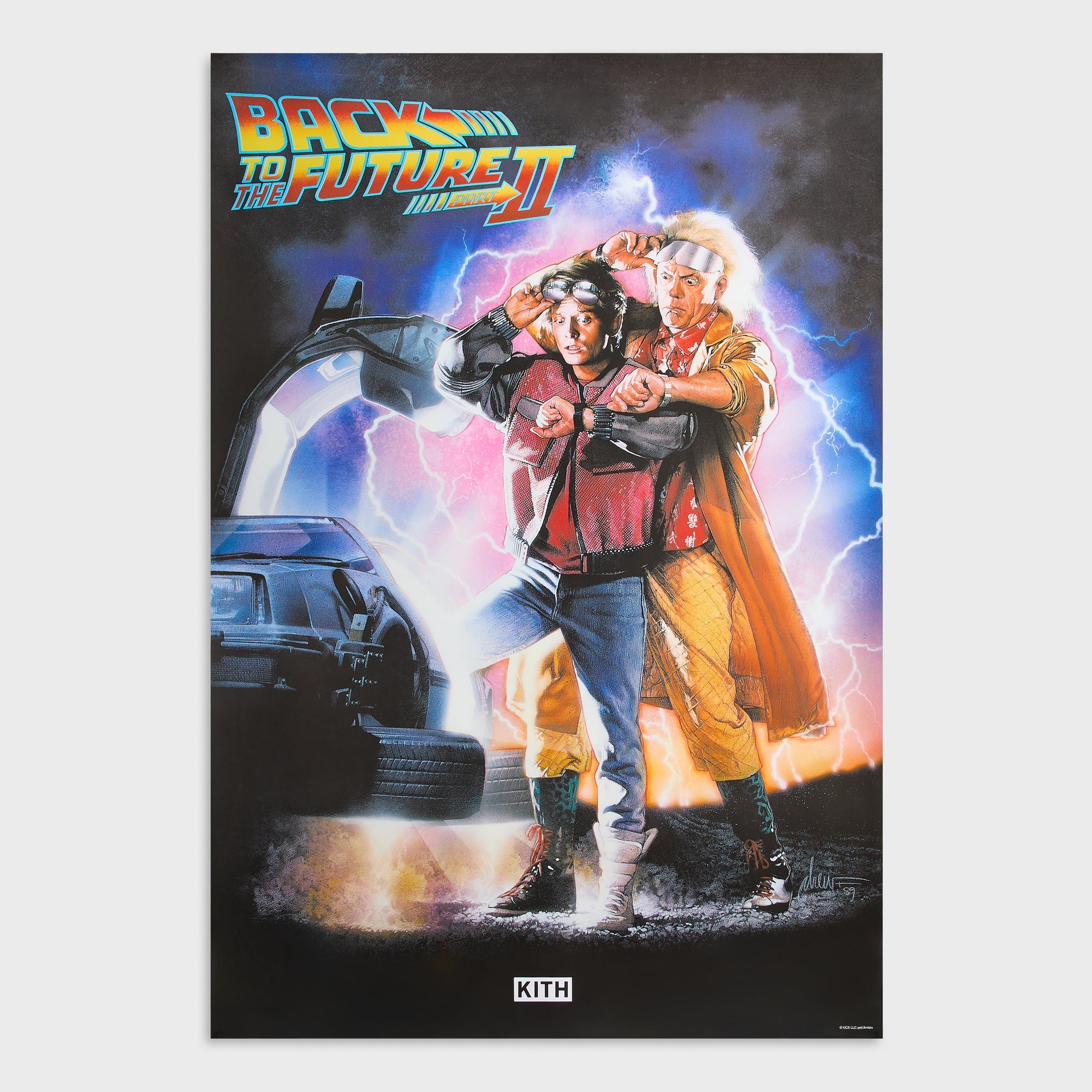 kith特大ポスター正規品 Kith for Back to the Future II Movie Poster - Multi – Kith Japan
