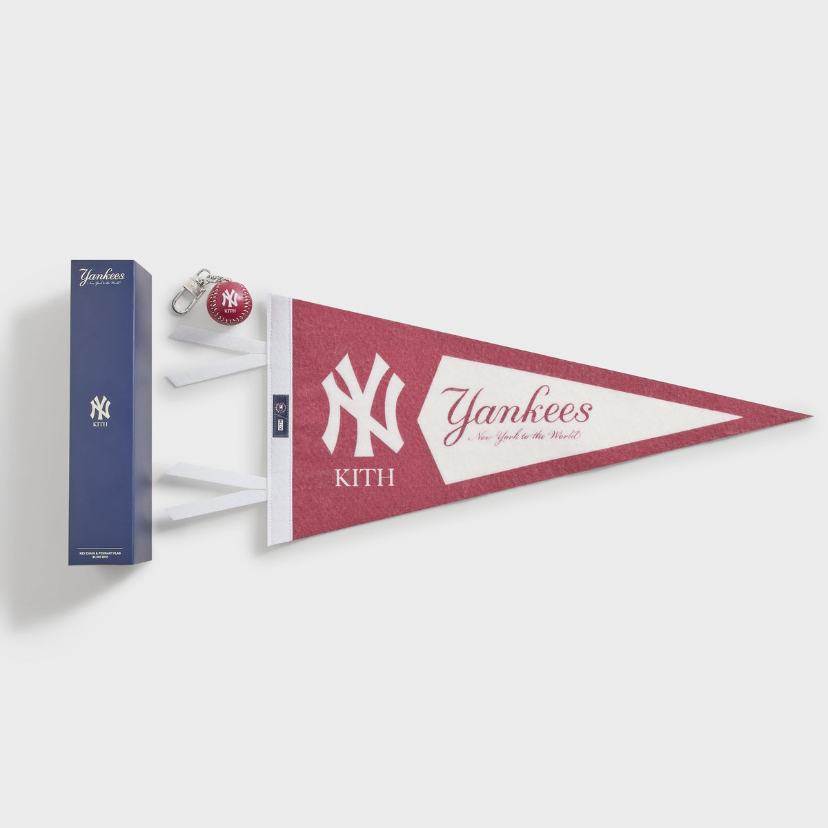 Kith & the New York Yankees Baseball Keyring Blind Box - Multi