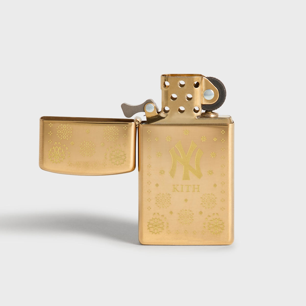 Kith for the New York Yankees Slim Zippo Lighter - Gold