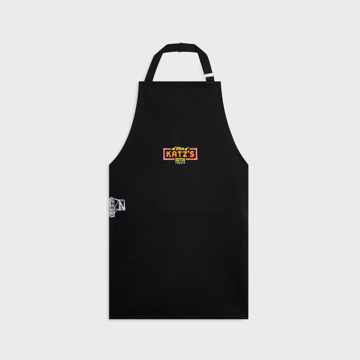 Kith Treats for Katz’s Delicatessen Cotton Apron - Black