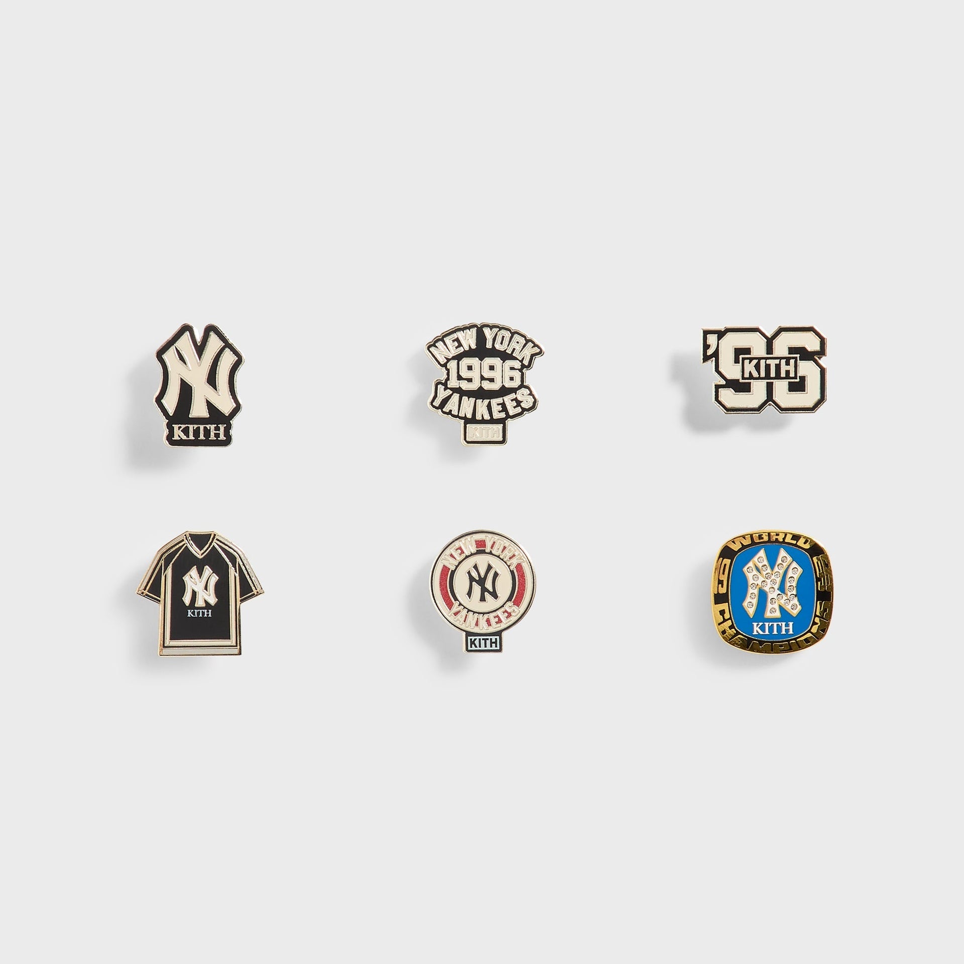 Kith for the New York Yankees Set of 6 Pin Set - Multi - PH