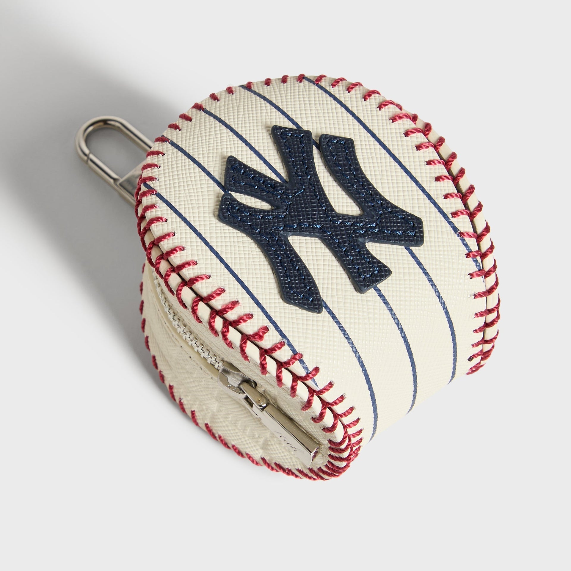 Kith for the New York Yankees Leather Baseball Pouch - Sandrift - PH