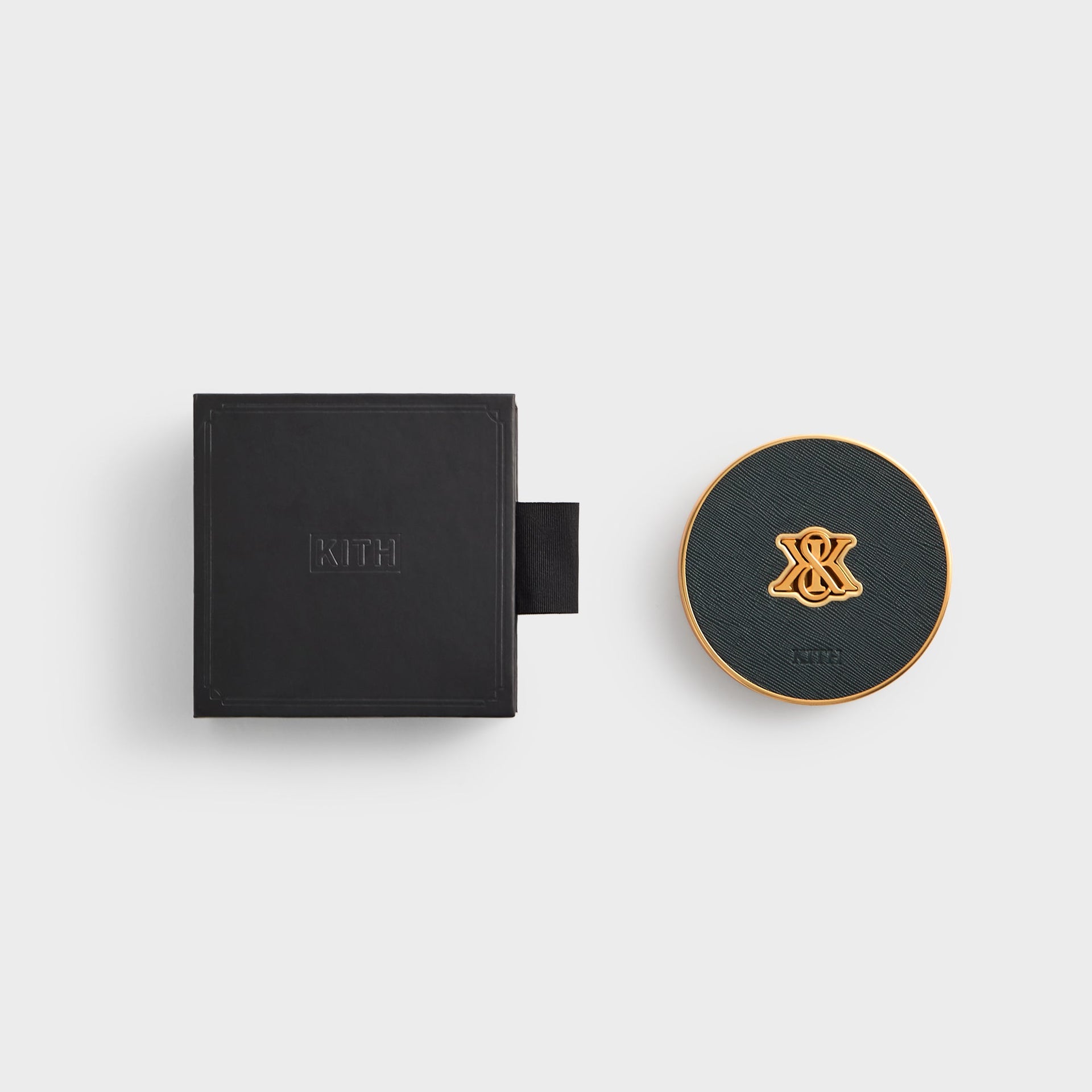 Kith Crest Set of 4 Leather Coasters - Stadium