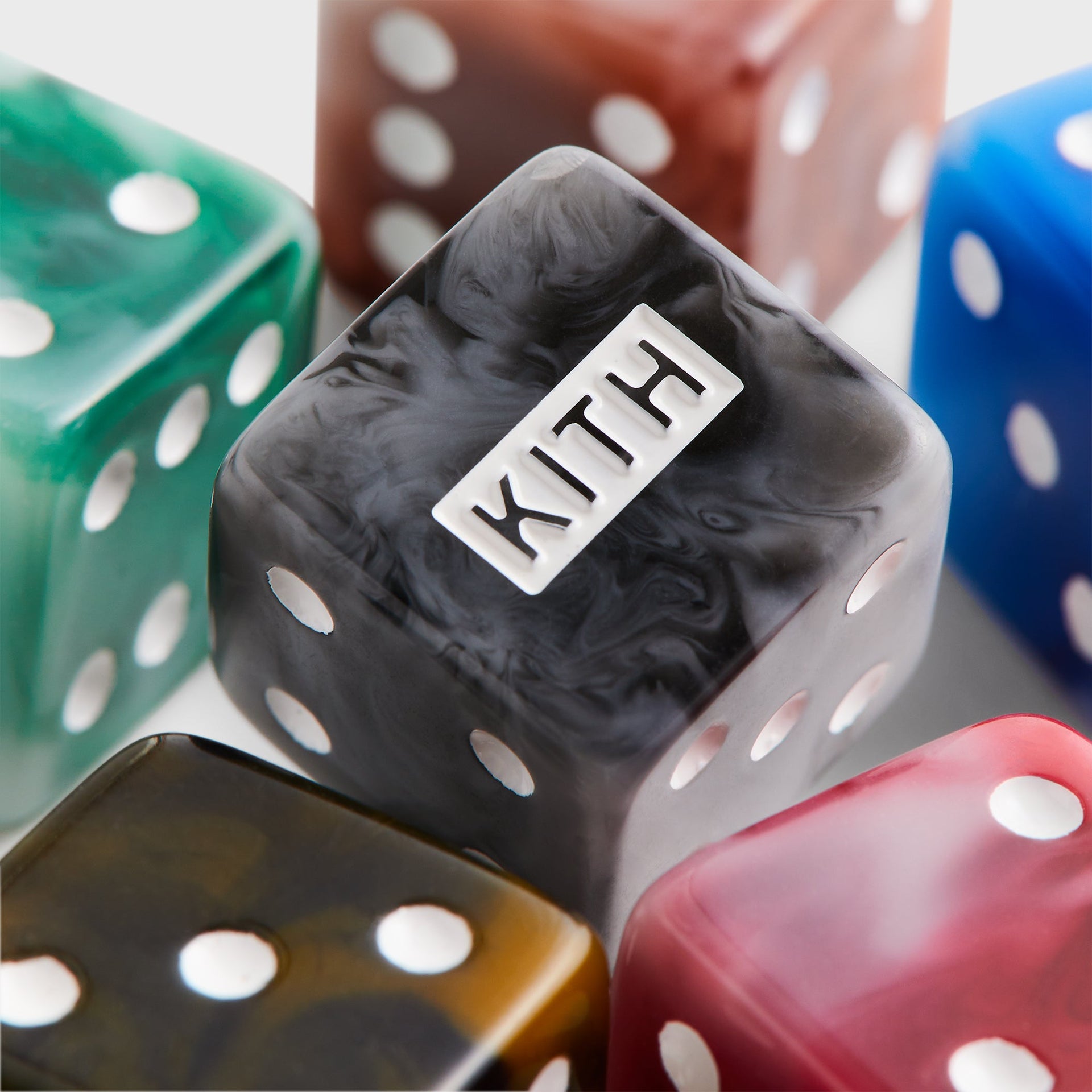 Kith Monogram Debossed Suede Poker Set - Stadium