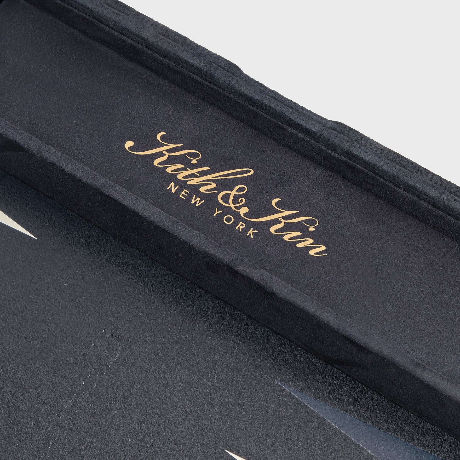 Kith Monogram Debossed Suede Backgammon Set - Ink