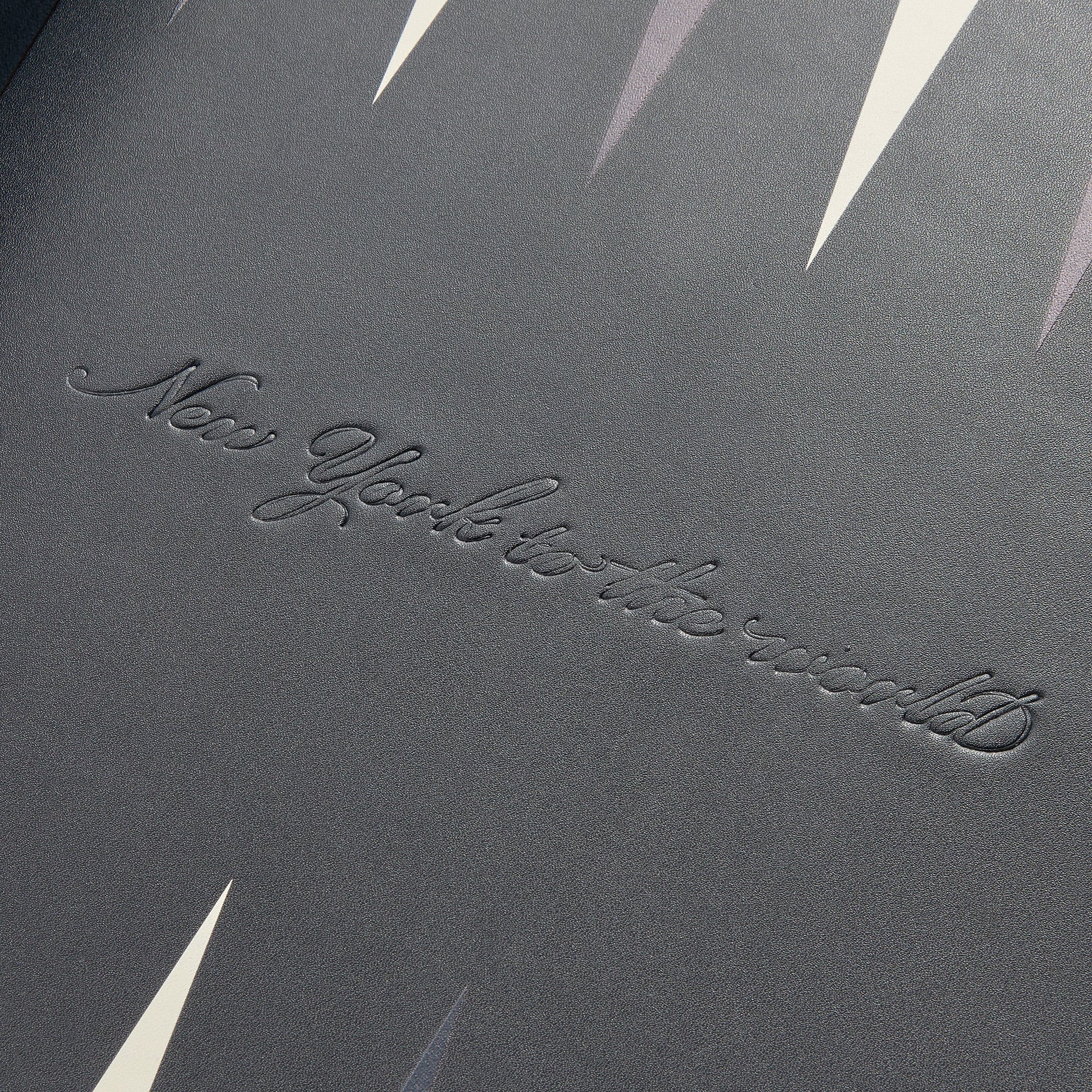 Kith Monogram Debossed Suede Backgammon Set - Ink