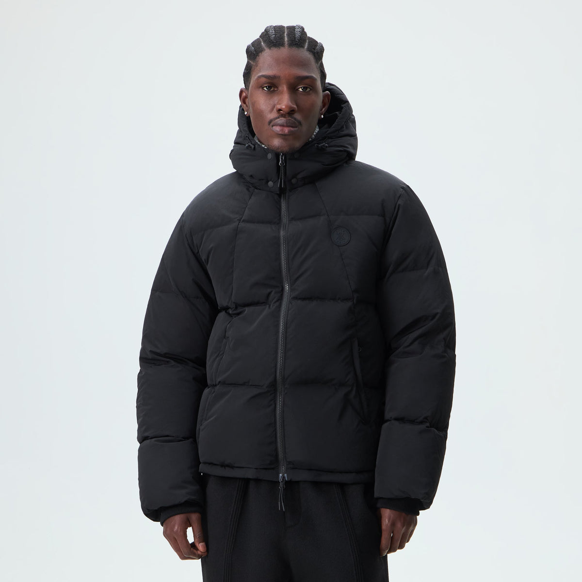 Kith Wrinkle Nylon Midi Puffer - Black