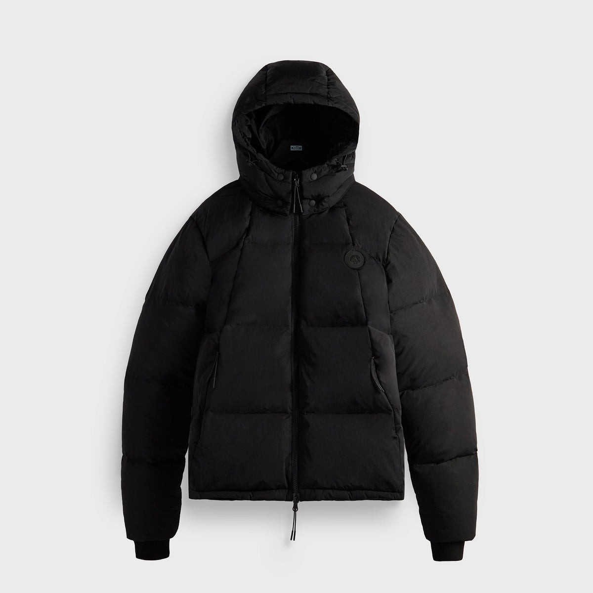 Kith Wrinkle Nylon Midi Puffer - Black