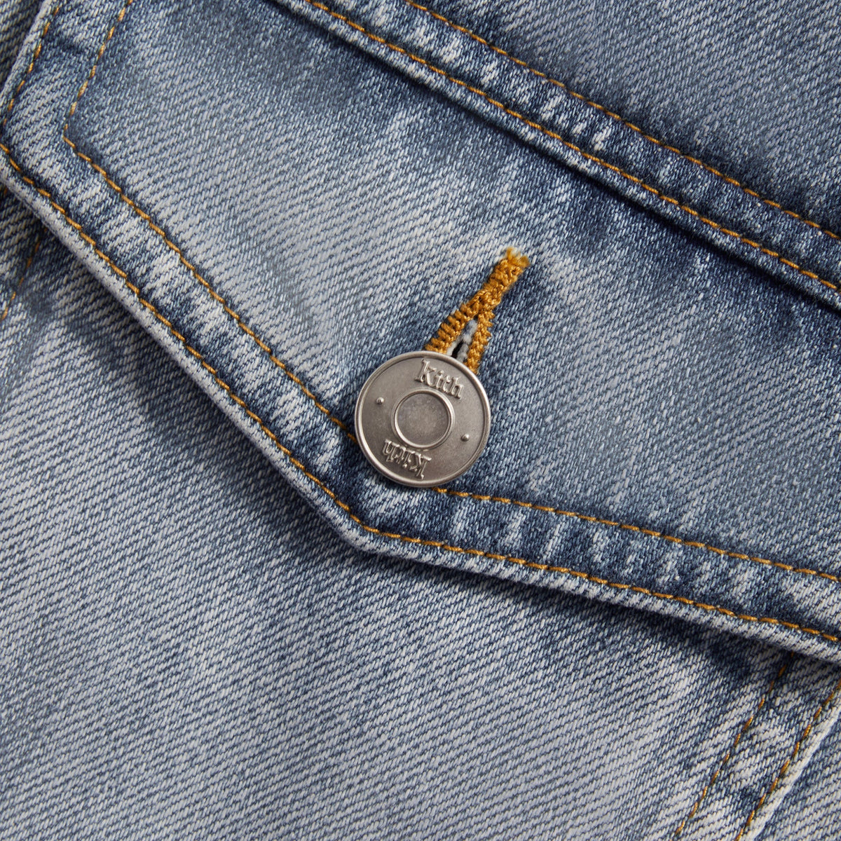 Kith Centre Denim Jacket - Light Indigo – Kith Japan