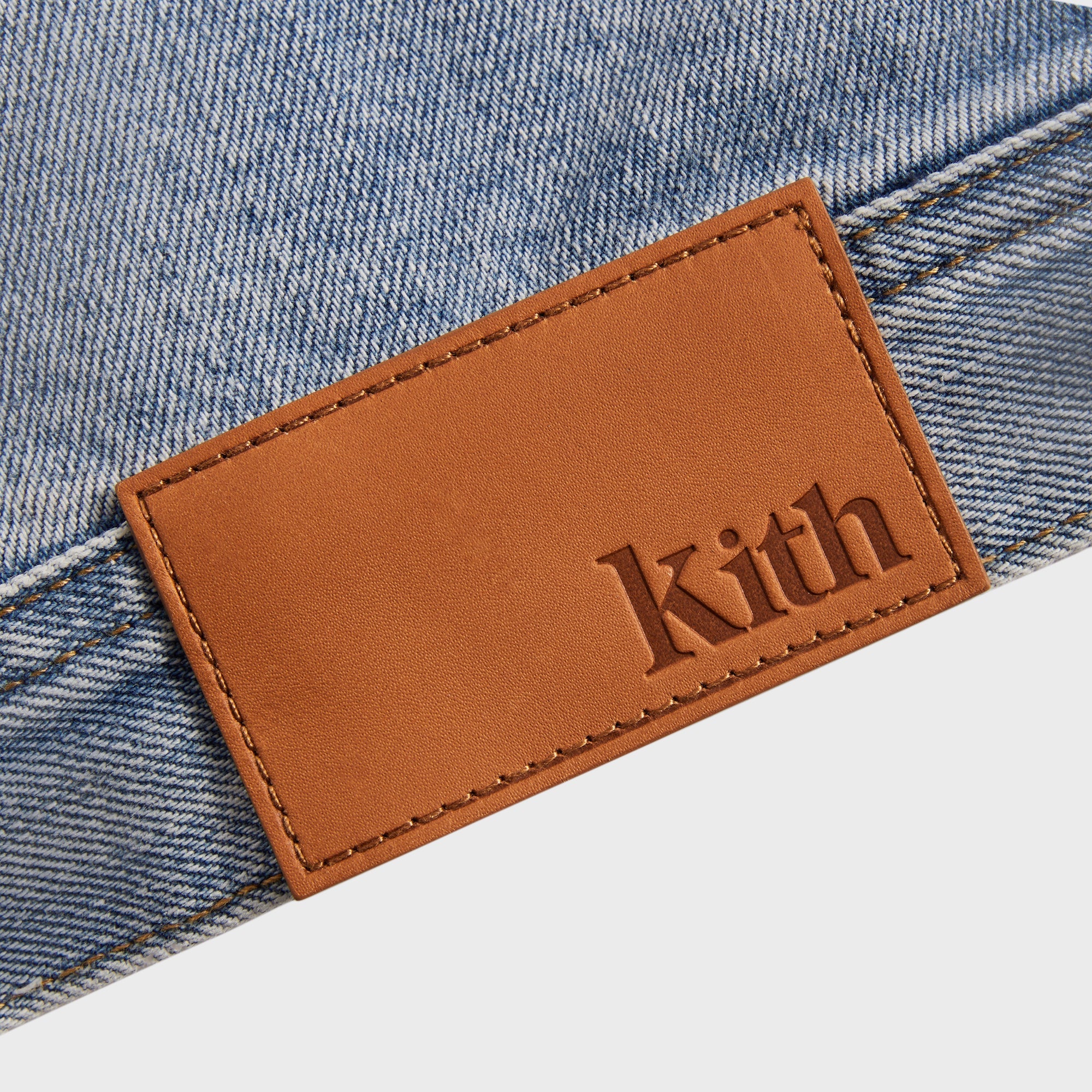 Kith Centre Denim Jacket - Light Indigo – Kith Japan