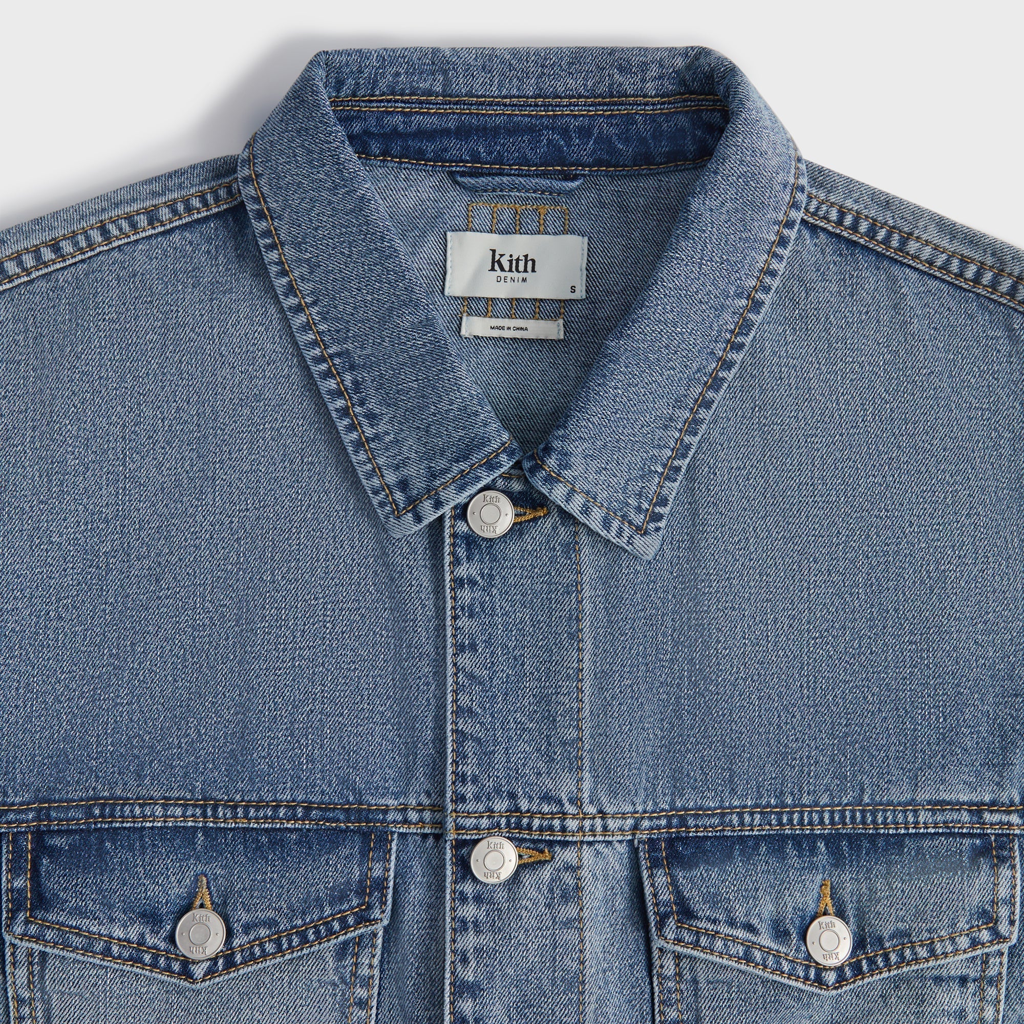 Kith Centre Denim Jacket - Dark Indigo – Kith Japan