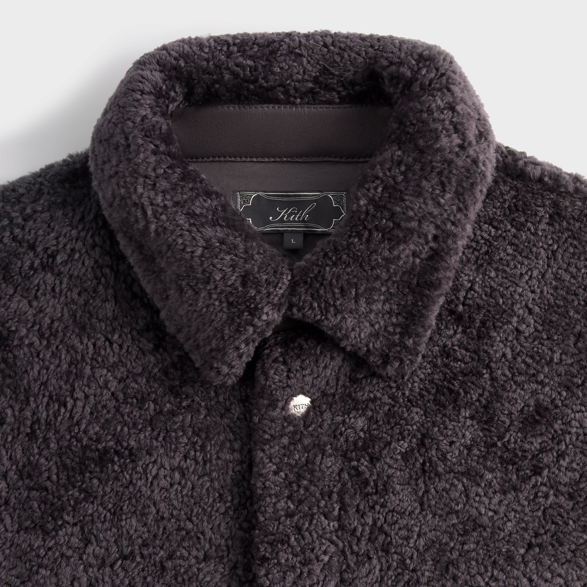 に*く様 KITHSheridanShirtJacketBlack Multic Kith Shearling Ace Shirt Jacket - Thunder – Kith Japan