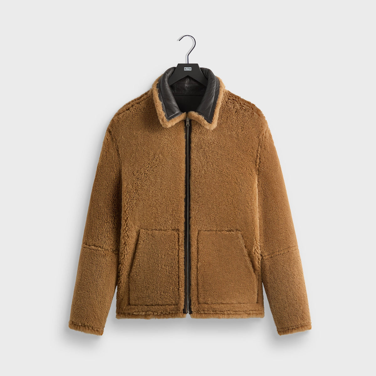 Kith Reversible Shearling Bomber - Kindling