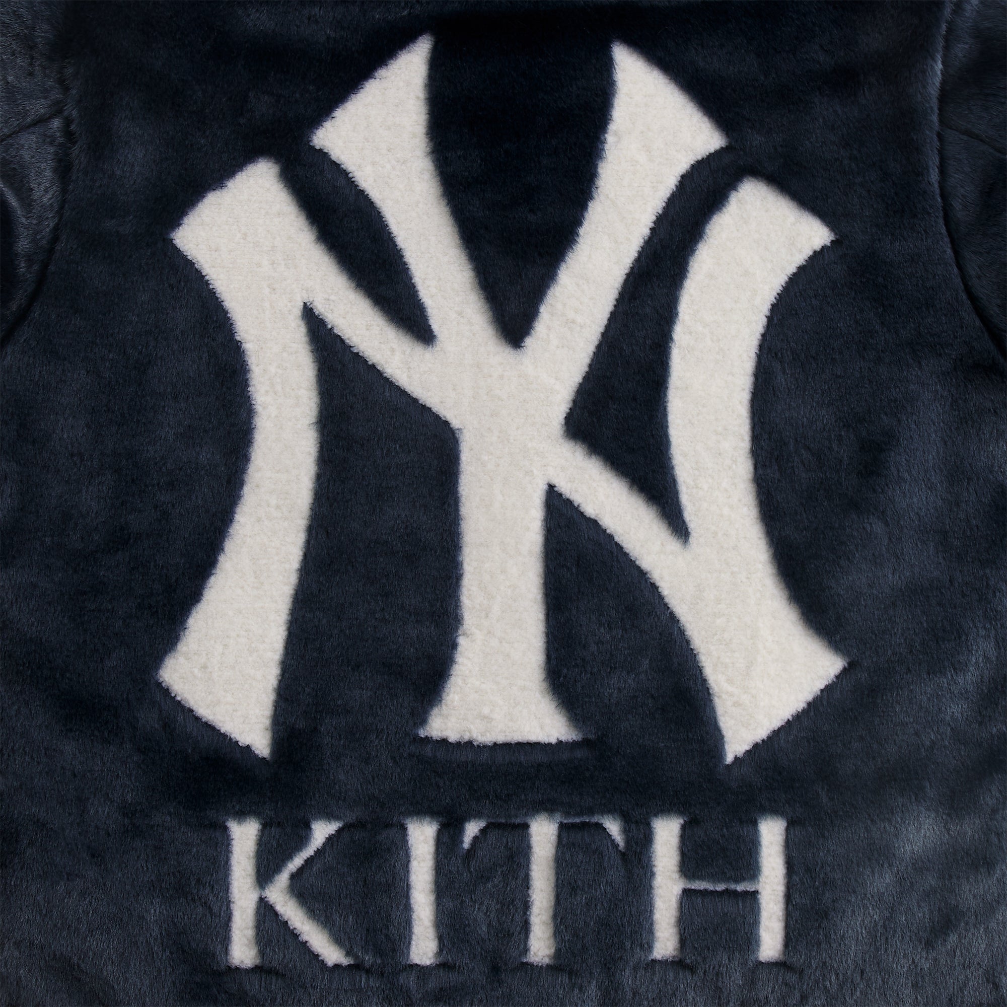Kith for the New York Yankees Faux Fur Jacquard Jaysen Hoodie